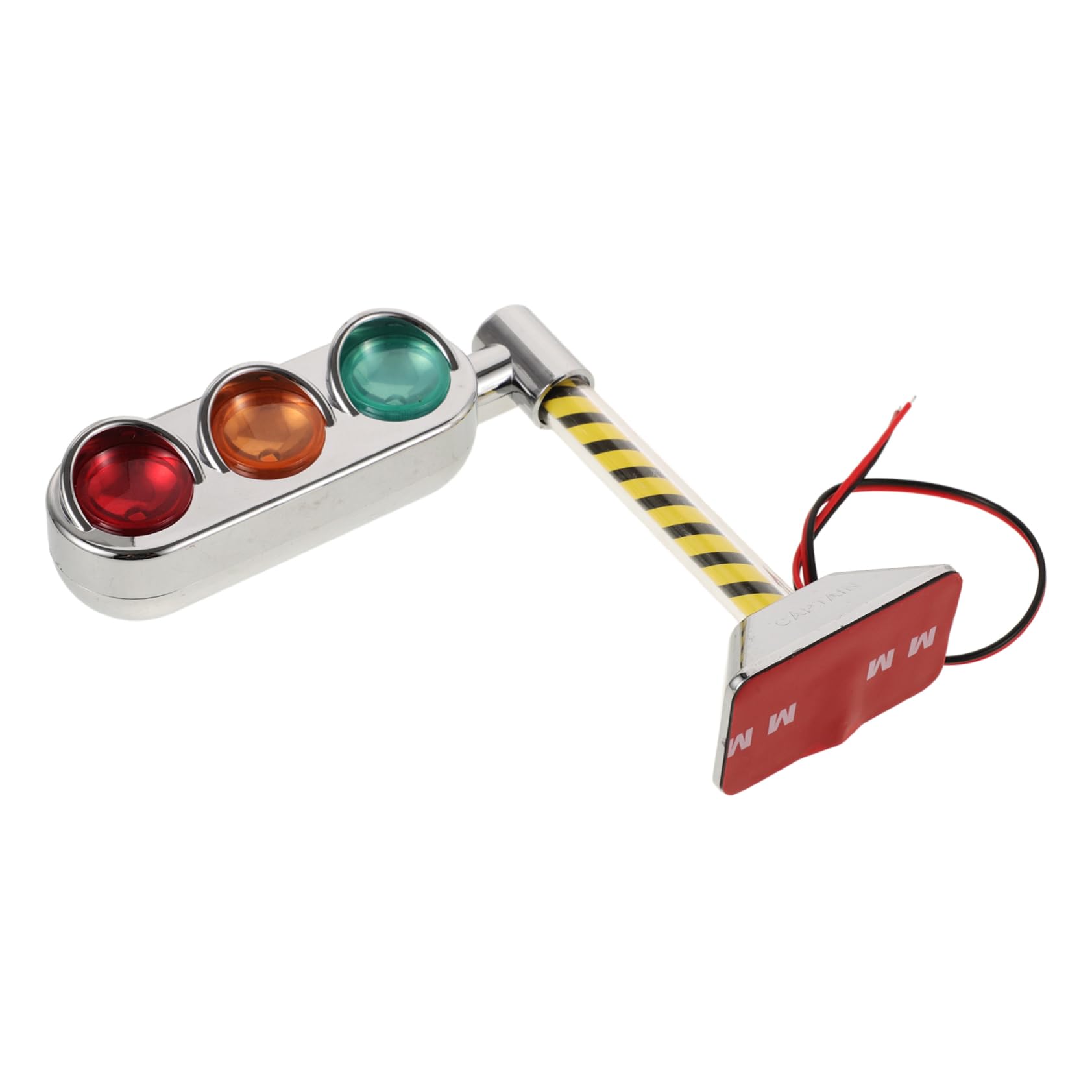 Realistic LED Illuminated Traffic Signal Light - Home Decor, Office Ornament, Model Train Set Accessory | Perfect for Themed Parties, Man Cave Decor & DIY Projects