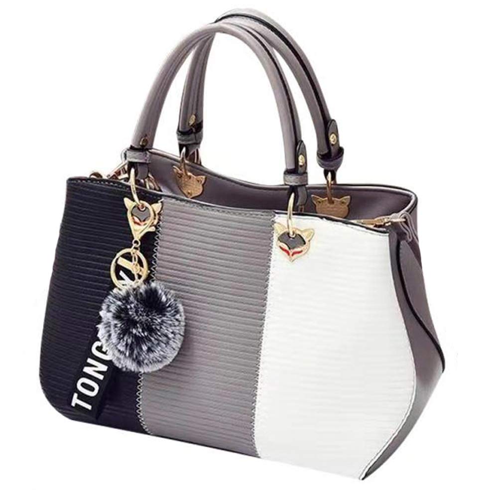 Stylish Women's PU Leather Handbags - Fashionable Satchel & Shoulder Tote Purses for Work, Travel & Everyday Use