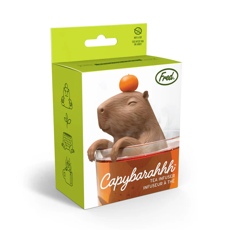 Fred Capybara Tea Infuser - Fun & Adorable Loose Leaf Tea Strainer for Tea Lovers - Perfect for Home, Office, or Gift Giving