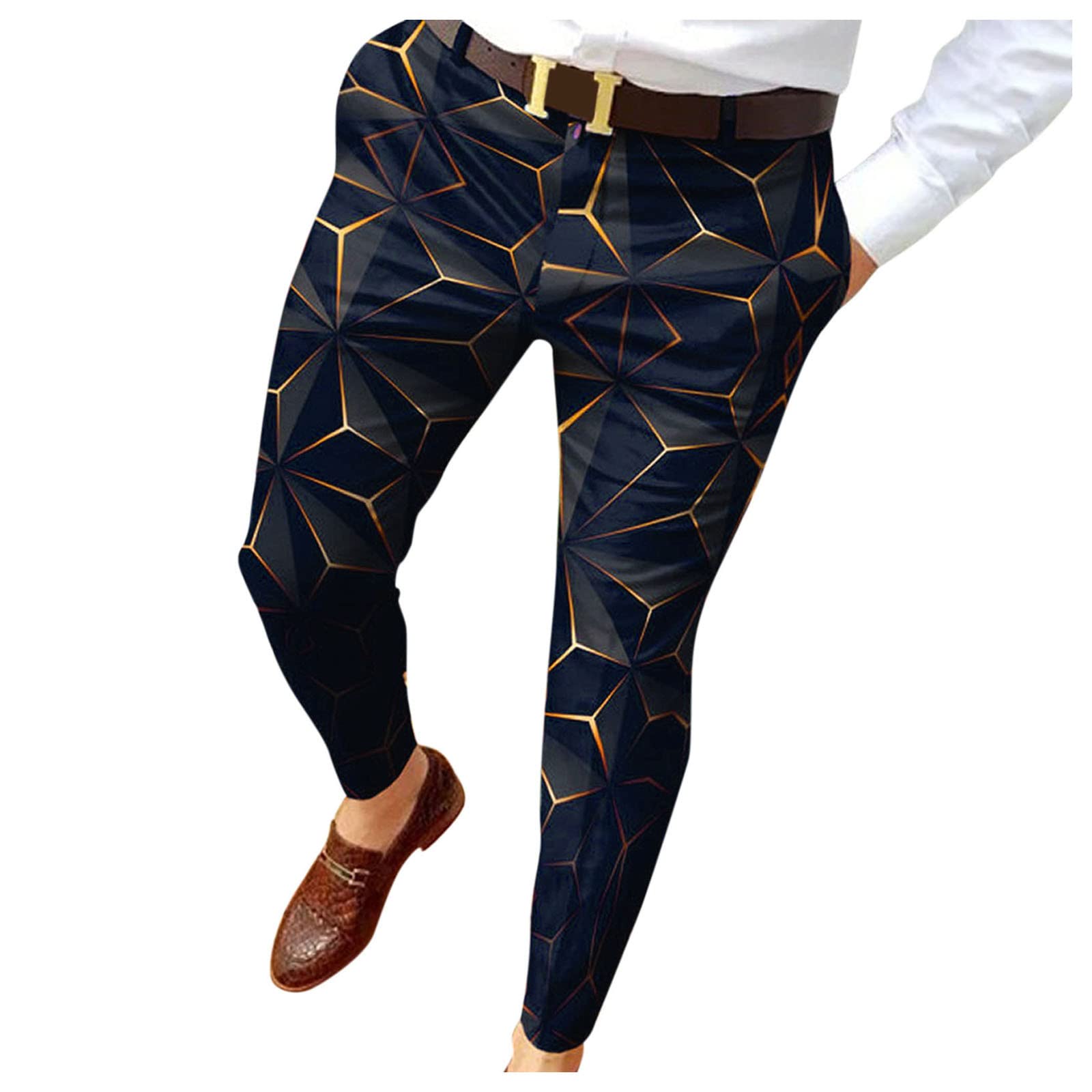Men's Comfortable Relaxed Fit Drawstring Pants with Multiple Pockets - Ideal for Work, Golf & Casual Wear | Breathable & Stylish Dress Pants for Everyday Use