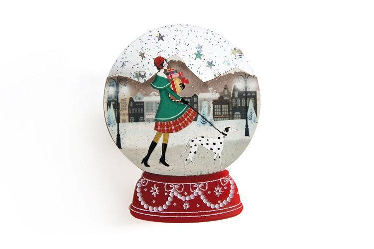 Laliblue Christmas Snow Globe Brooch - Festive Holiday Pin for Women - Perfect for Christmas Gifts, Party Favors & Winter Fashion Accessories