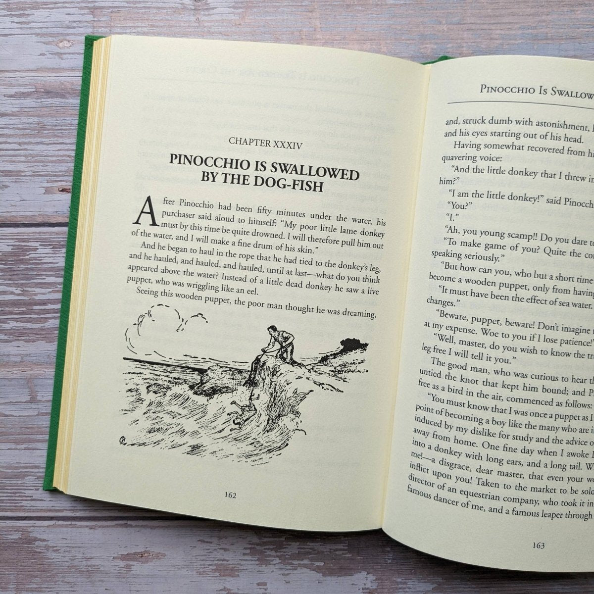 Original Title: Carlo Collodi: Pinocchio, illustrated by Alice Carsey and Jon Davis   Optimized Title: **