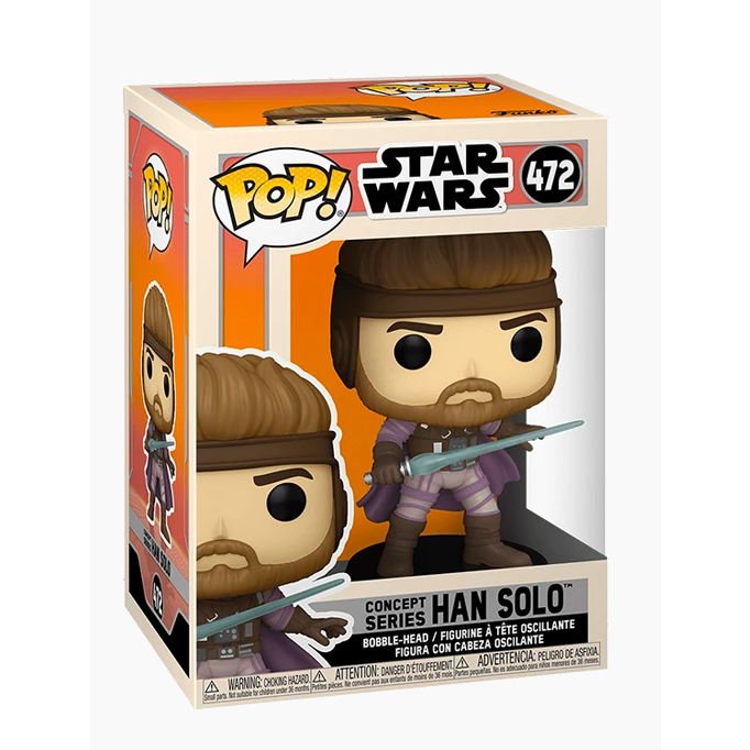 Star Wars Han Solo Concept Series Action Figure - Collectible Toy for Fans & Display - Perfect for Home Decor, Gifts, and Star Wars Memorabilia Collections
