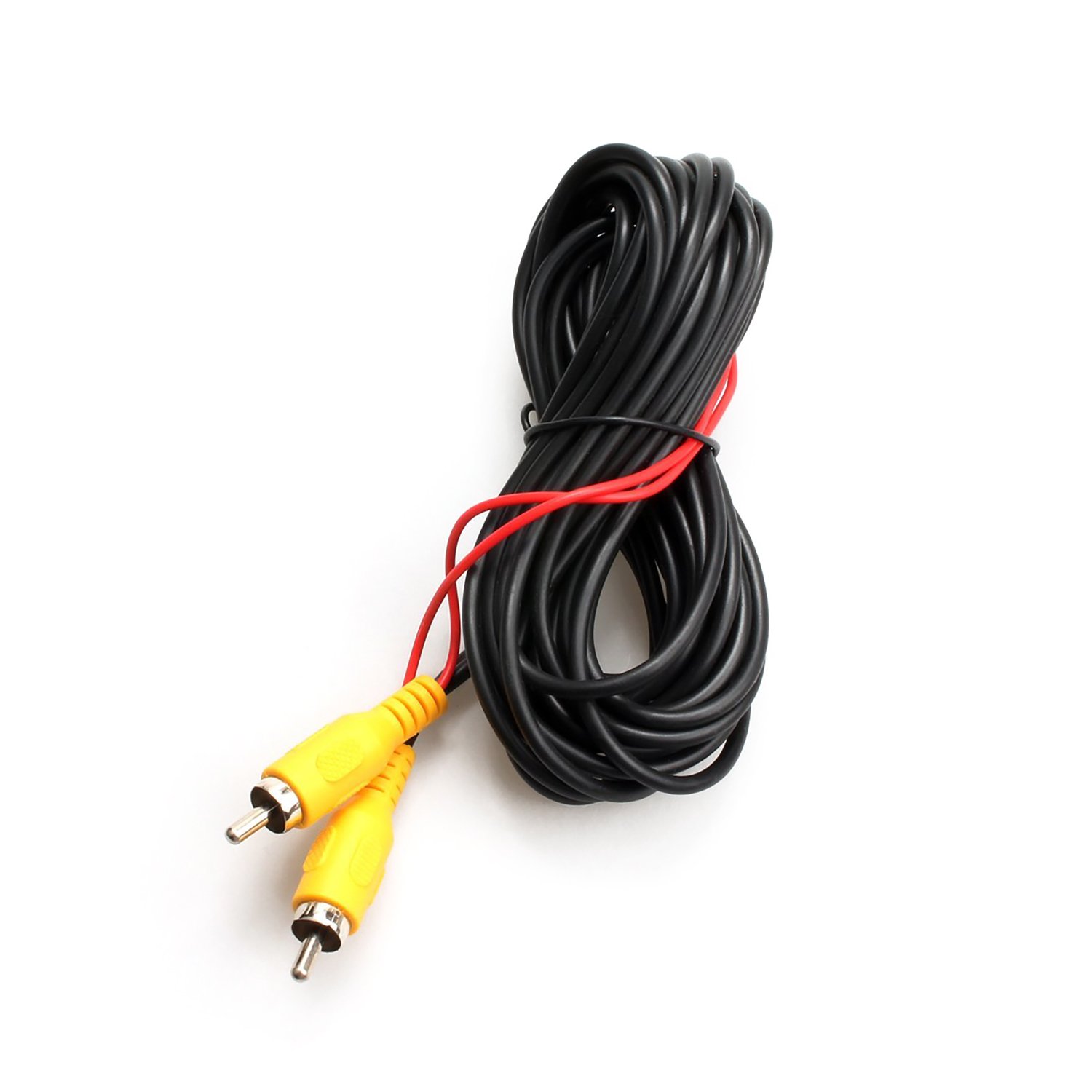 High-Quality RCA Video Cable for Backup Camera - 10M Car Reverse Rear View Parking Camera Video Audio Extension Cord with Detection Trigger Wire | Perfect for Truck, SUV, RV & Vehicle Safety Systems