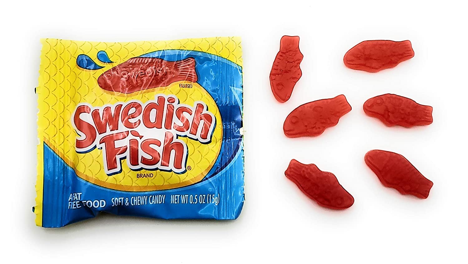 5 lb Bulk Christmas Candy Variety Pack - Sour Patch Kids & Swedish Fish Mini Soft Chewy Candy, Individually Wrapped 0.5 oz Fun Size Pouches (200 Count) - Perfect for Holiday Parties, Stocking Stuffers & Office Treats