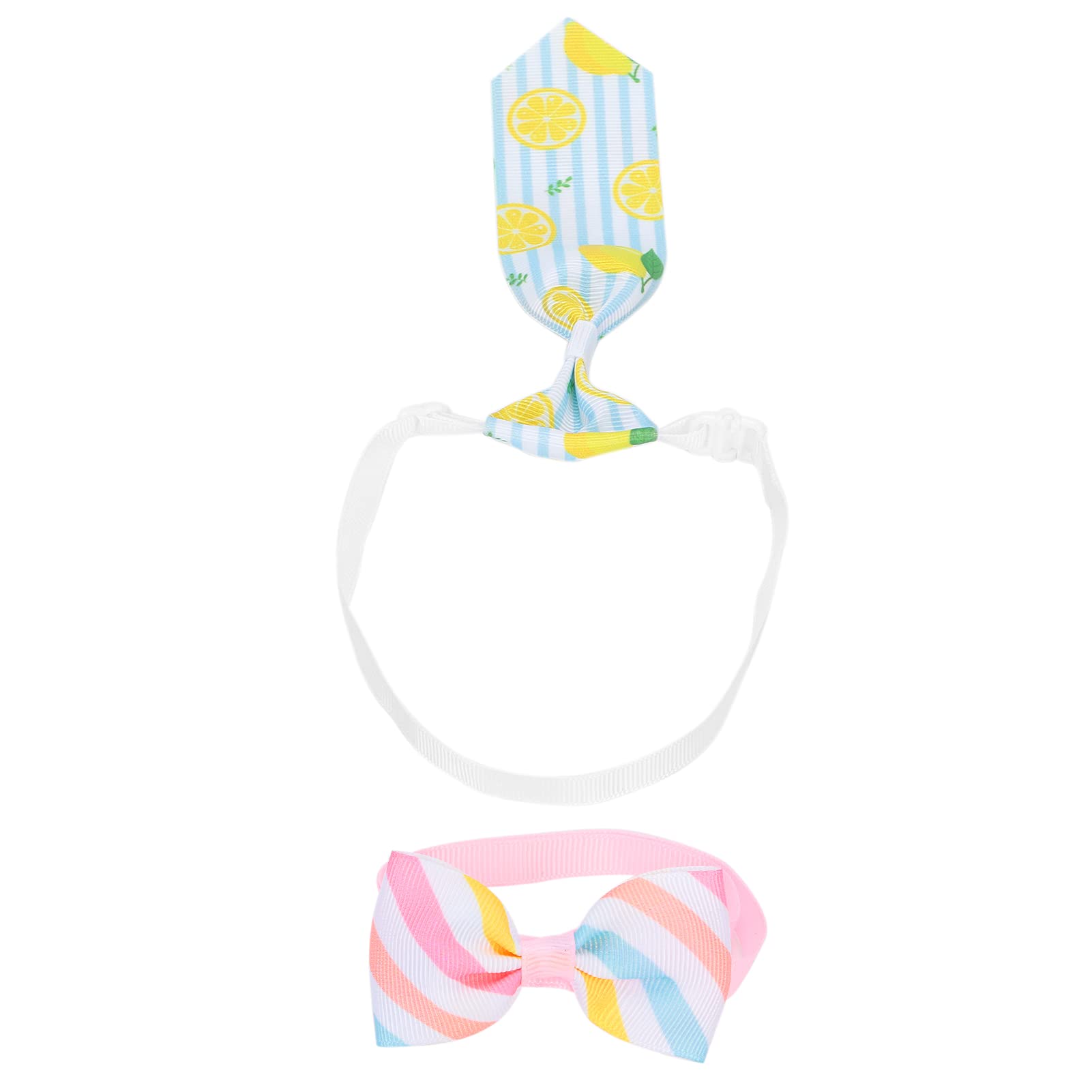 Hawaiian Summer Style Dog Bow Ties & Collar Set - Cute Pet Accessories for Dogs & Cats | Perfect for Dress Up, Parties & Photo Shoots