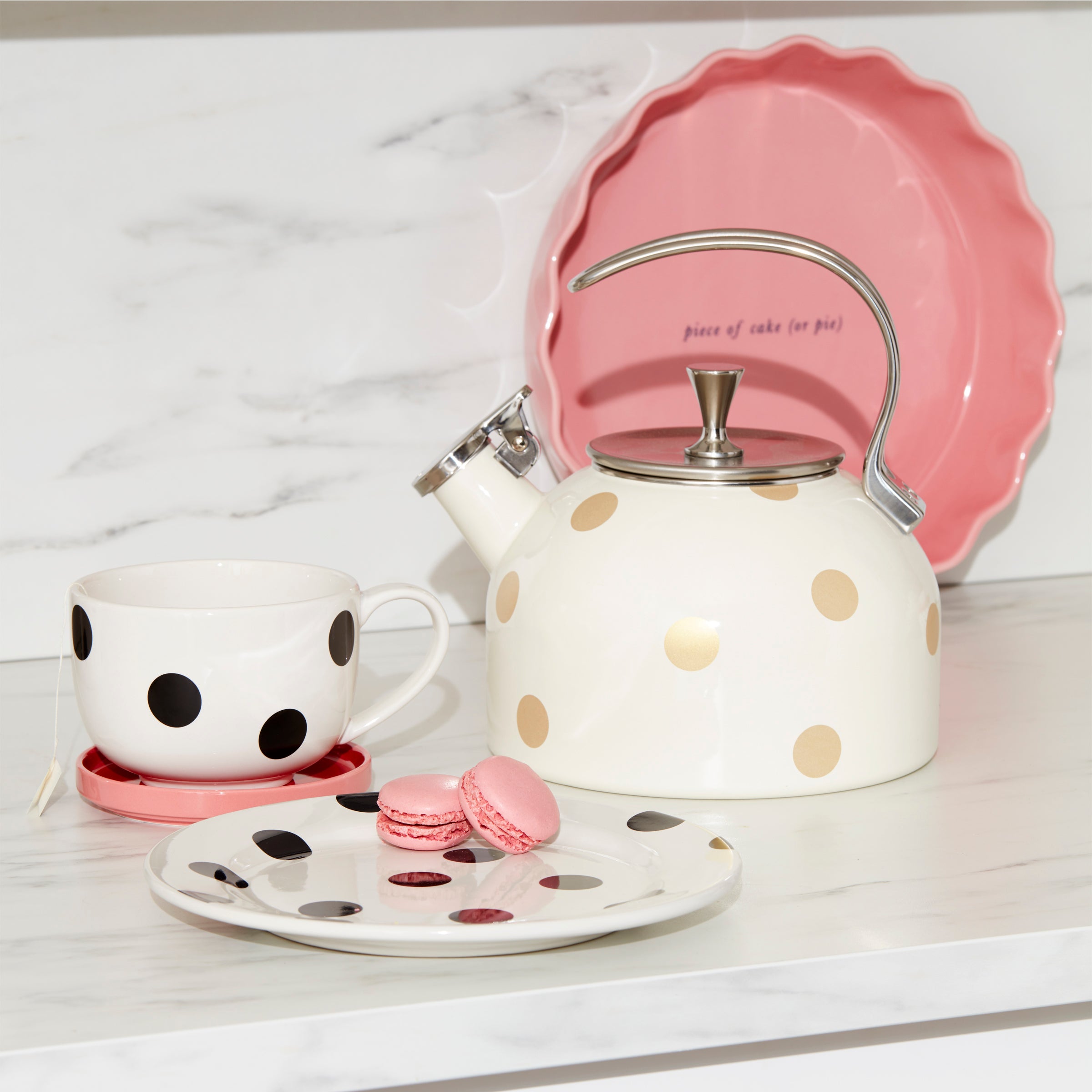Make It Pop Pie Dish - Premium Ceramic Pie Pan for Baking - Perfect for Thanksgiving, Christmas & Family Gatherings