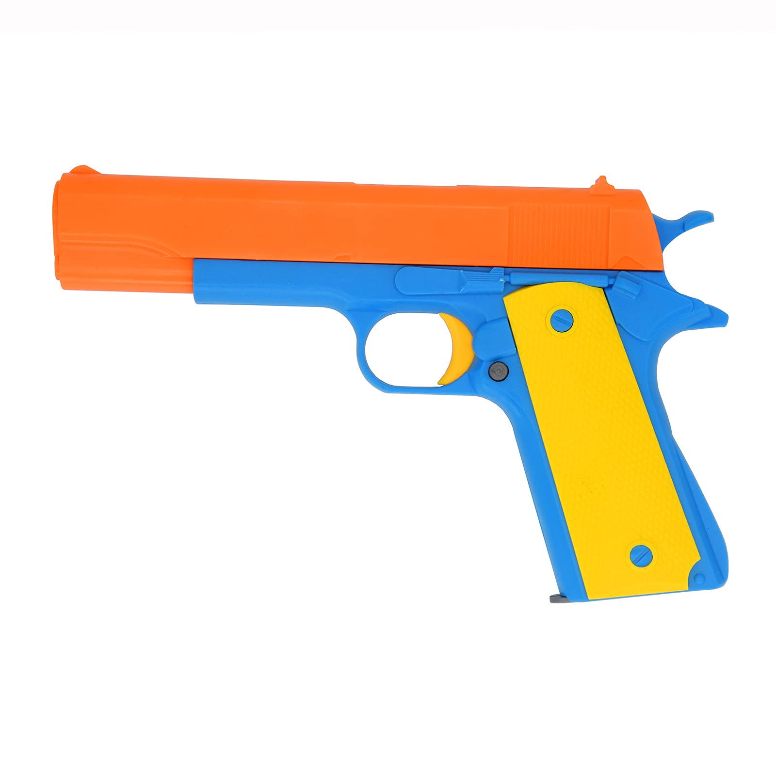 **Colt 1911 Toy Gun for Kids - Orange Rubber Bullet Pistol | Fun & Safe Outdoor Play | Unique Gift for Boys | Pretend Play, Nerf Battles & Birthday Parties**