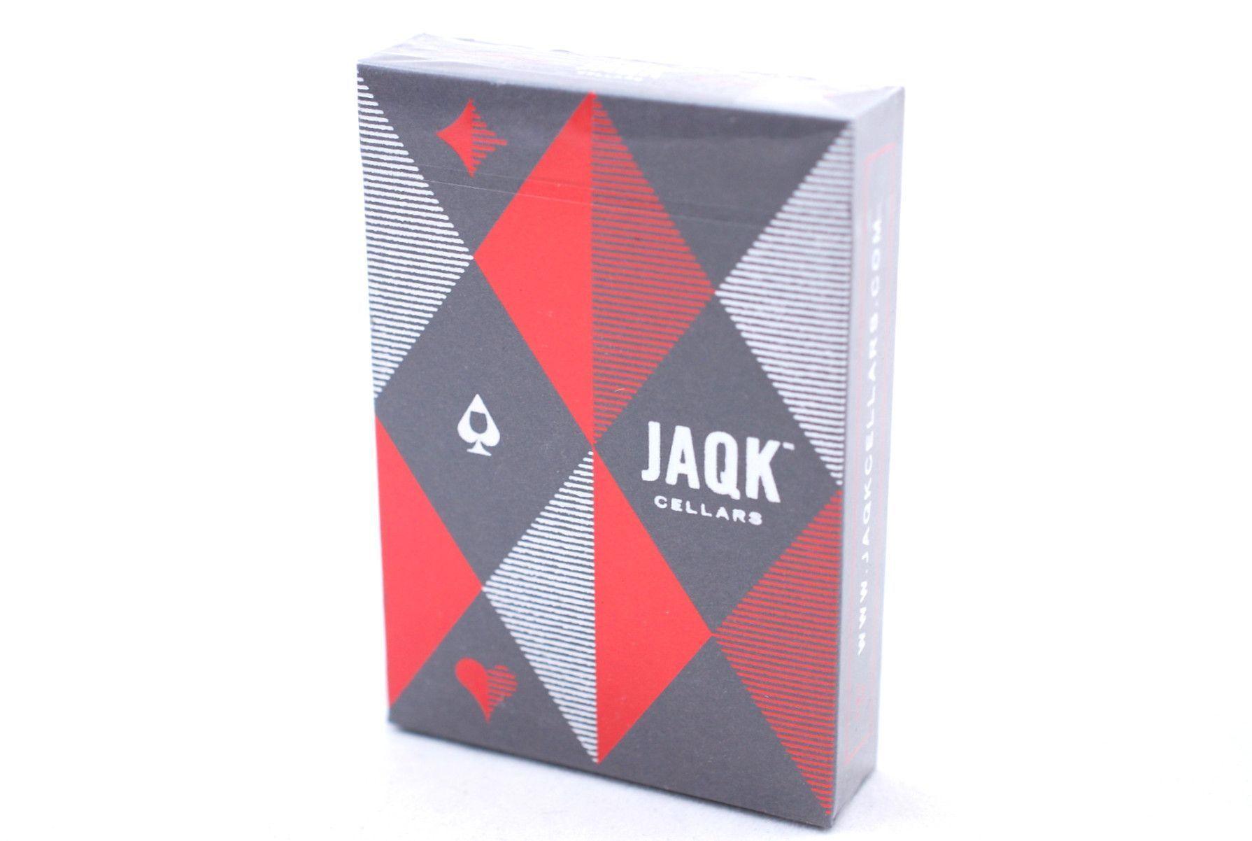 Red Jaqk Playing Cards - Premium Quality Poker Cards for Magic Tricks, Cardistry & Casino Games | Perfect for Poker Nights, Magic Shows & Professional Card Players