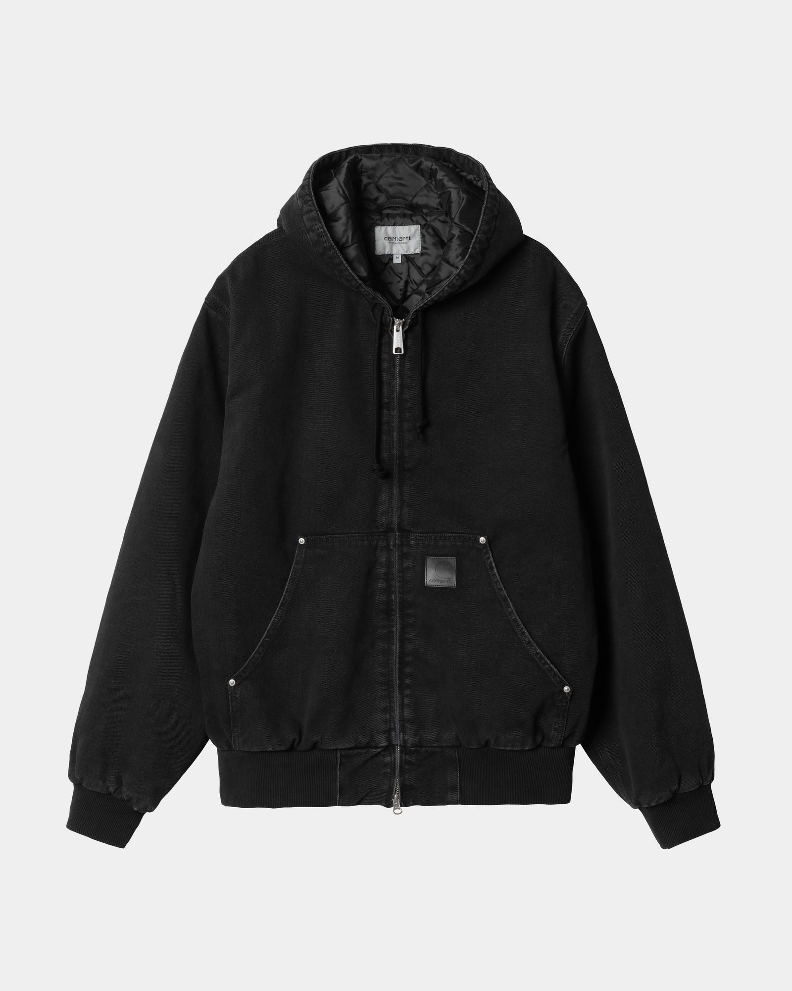 OG Active Rivet Jacket - Black Stone Washed Men's Vintage Denim Jacket for Casual Wear & Outdoor Adventures