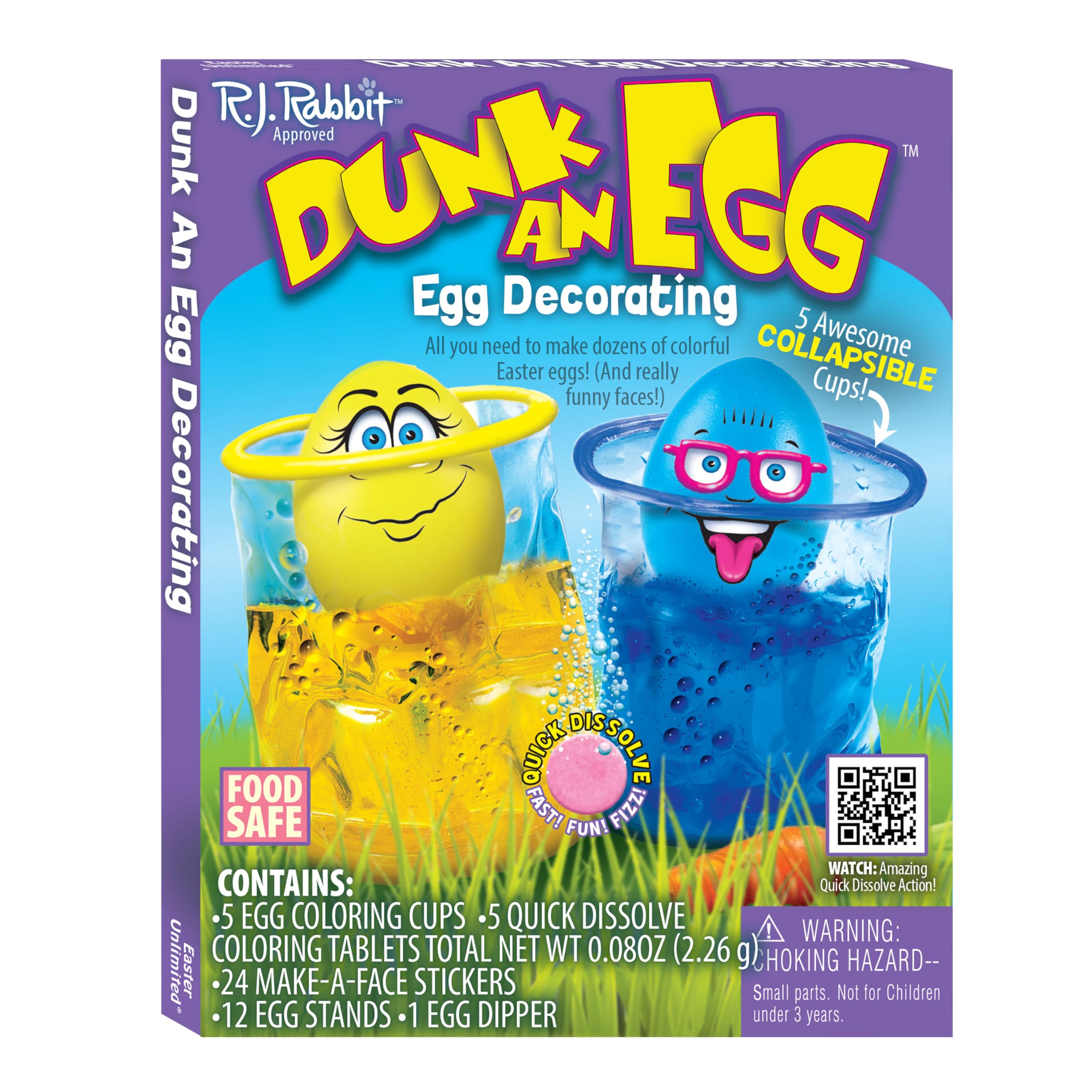 Easter Egg Coloring Kit - 12 Vibrant Colors, Non-Toxic Dye for Kids & Adults - Perfect for Easter Party Decorations, DIY Crafts & Family Fun Activities
