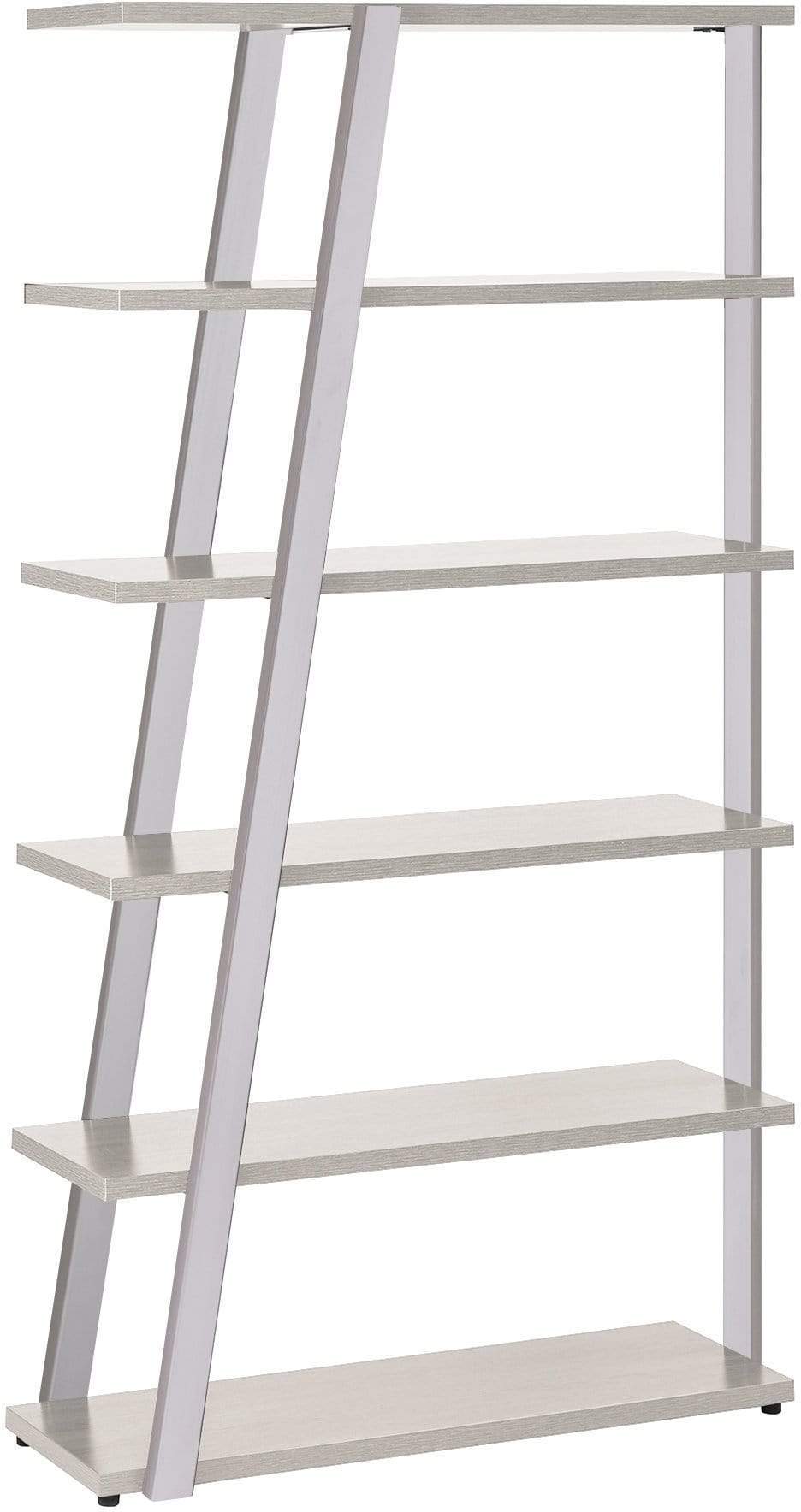 Safco Mirella 5-Tier Bookshelf - Sturdy Steel Bookcase with Adjustable Shelves for Home, Office & Library Storage | MRBS5 Model