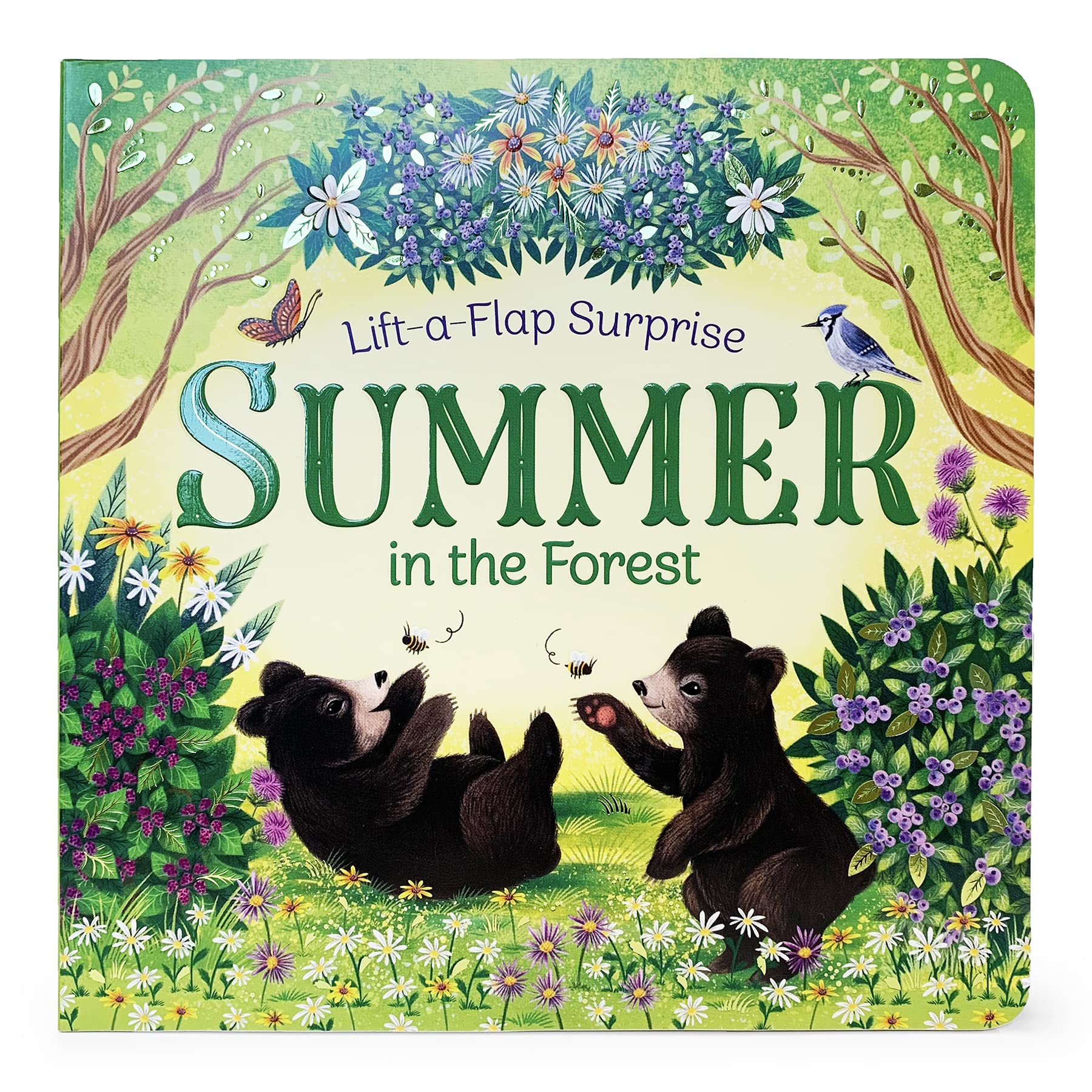 Summer In The Forest Deluxe Lift-a-Flap & Pop-Up Seasons Interactive Children's Board Book - Fun Learning Toy for Toddlers & Preschoolers (Bedtime Story, Classroom Activity, Gift Idea)