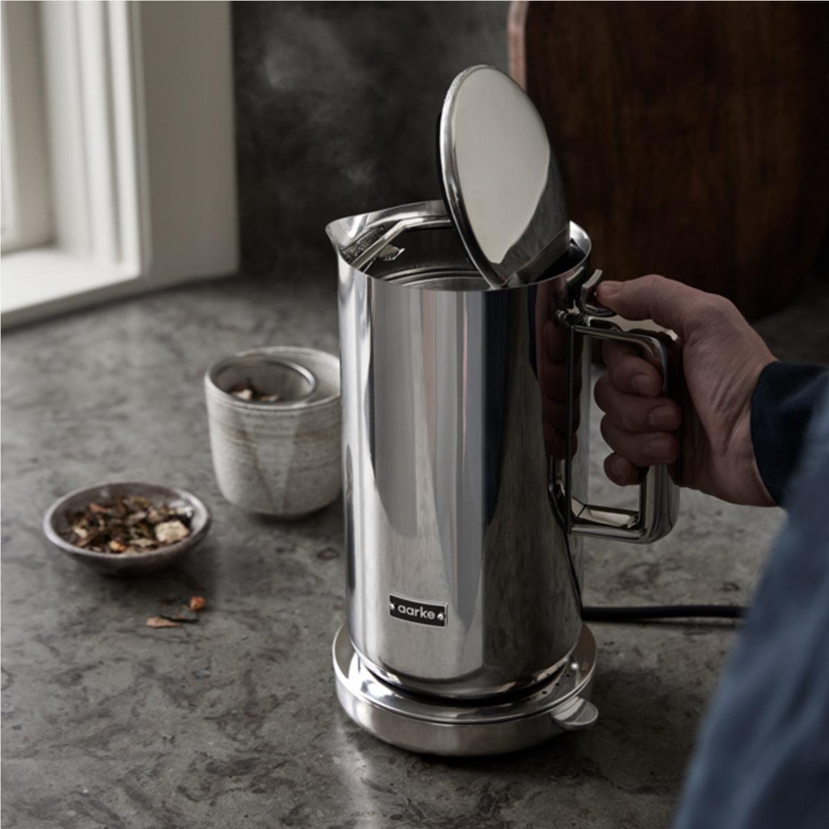 Aarke AK A1254 1.2L Stainless Steel Electric Kettle - Fast Boiling for Coffee, Tea & Instant Meals | Perfect for Home, Office & Dorm Use