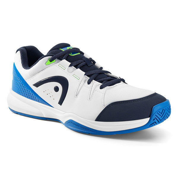 Head Grid 3.0 Men's Basketball Shoes - Lightweight Indoor Court Sneakers for Men in White/Blue | Perfect for Gym, Training & Casual Wear