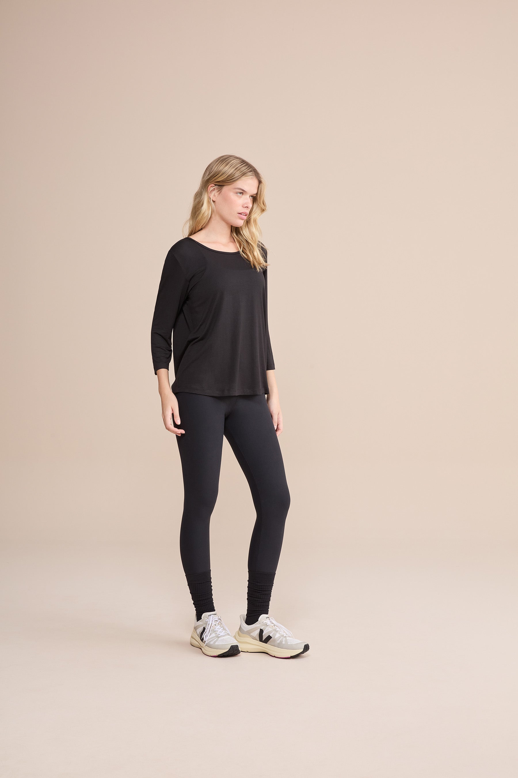 Stylish Long Sleeve Cross Back Viscose Blouse for Women | Comfortable & Breathable | Perfect for Office, Date Night & Fall Layering