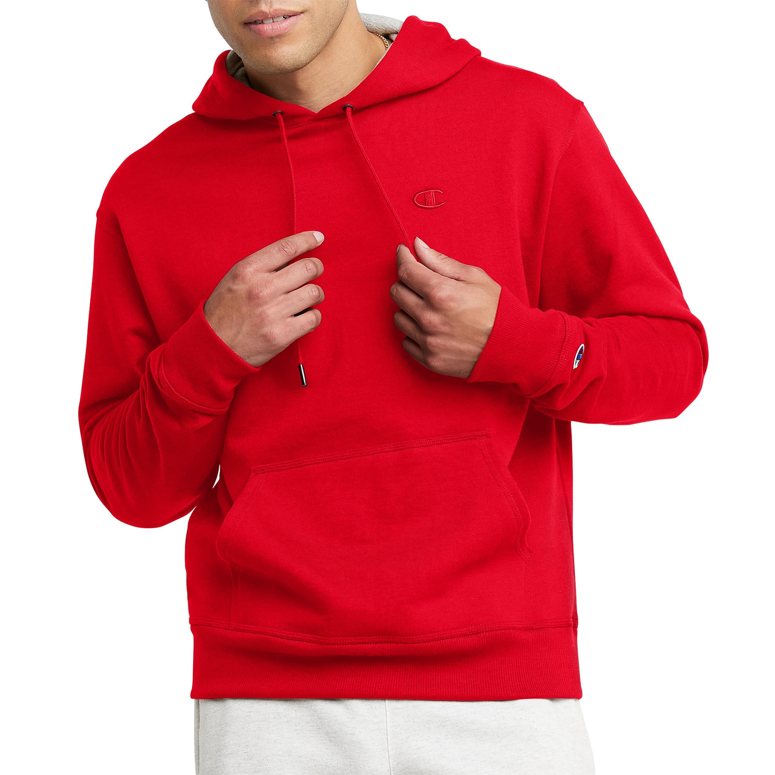 Champion Men's Powerblend Fleece Hoodie - Soft & Comfortable Pullover Sweatshirt (Regular & Big Tall Sizes) - Perfect for Gym, Casual Wear & Outdoor Activities
