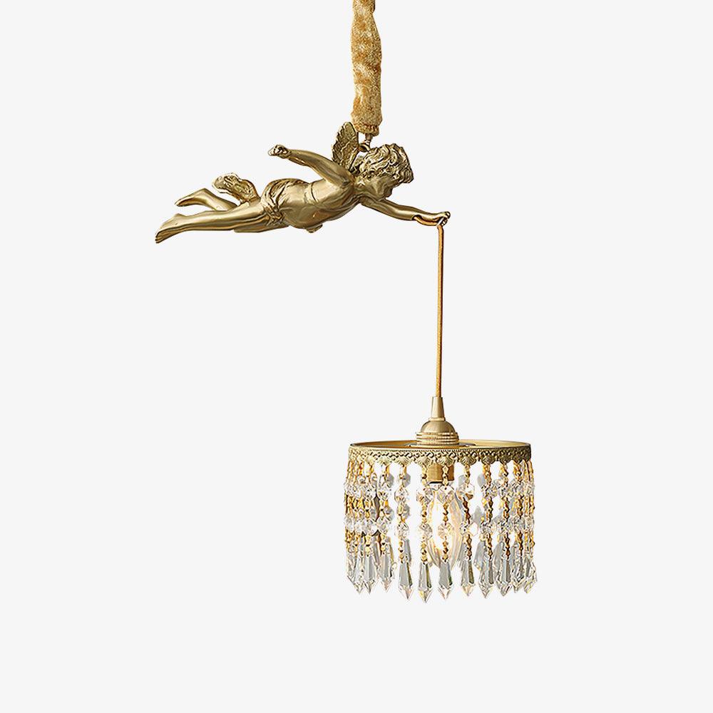 Angel Pendant Light - Elegant Ceiling Chandelier for Bedroom, Dining Room & Living Room Decor - Perfect for Home, Office & Wedding Venue Lighting