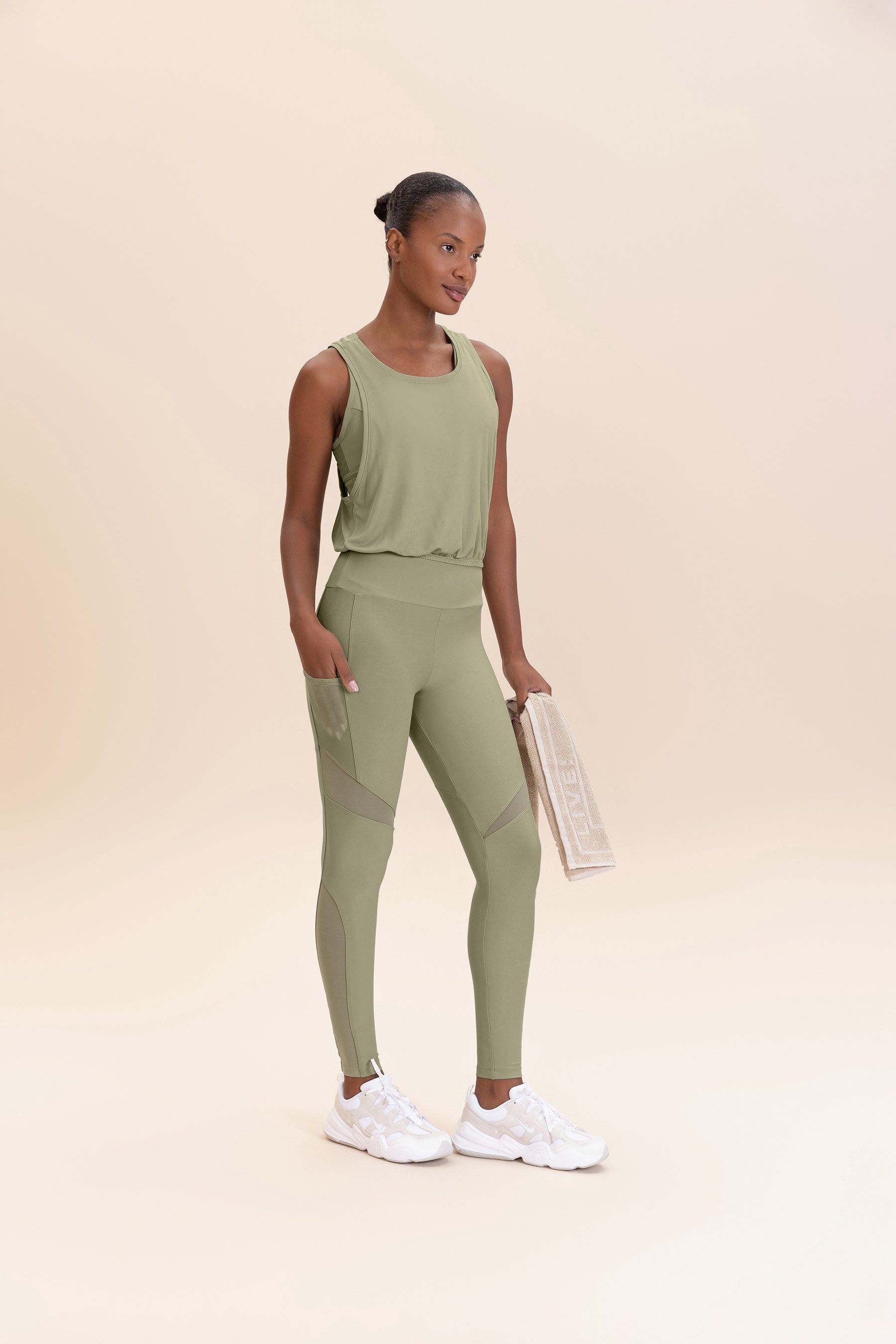 Fresher Active® High Waist Yoga Leggings for Women - Tummy Control Workout Pants - Comfortable & Stretchy Gym Leggings for Running, Pilates, and Everyday Wear