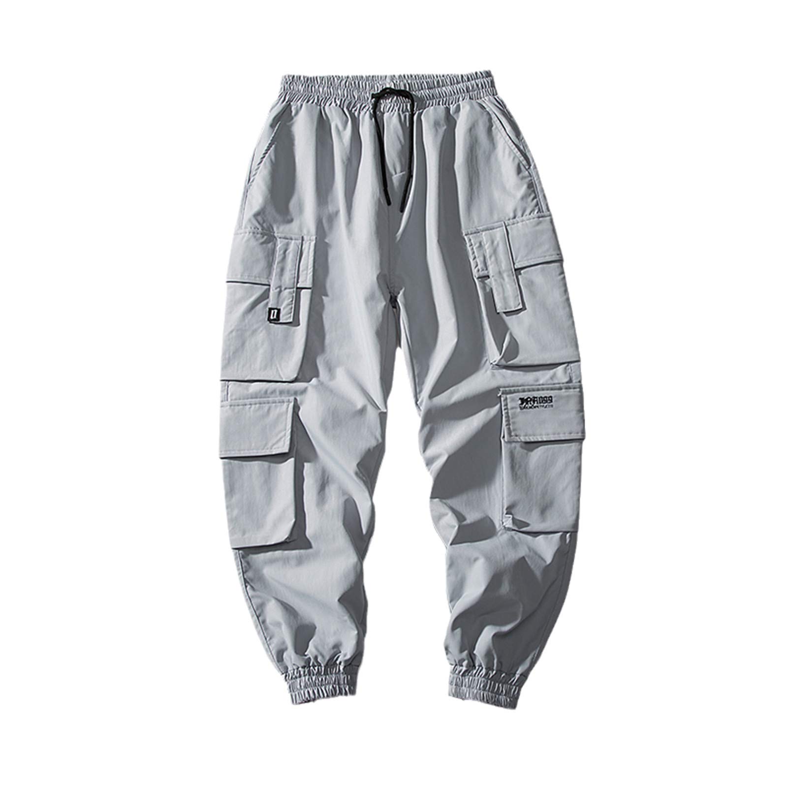 USTZFTBCL Men's Streetwear Jogging Pants - Japanese Style Cargo Harem Pants & Hip Hop Sweatpants for Women | Casual Comfort for Jogging, Gym & Urban Fashion