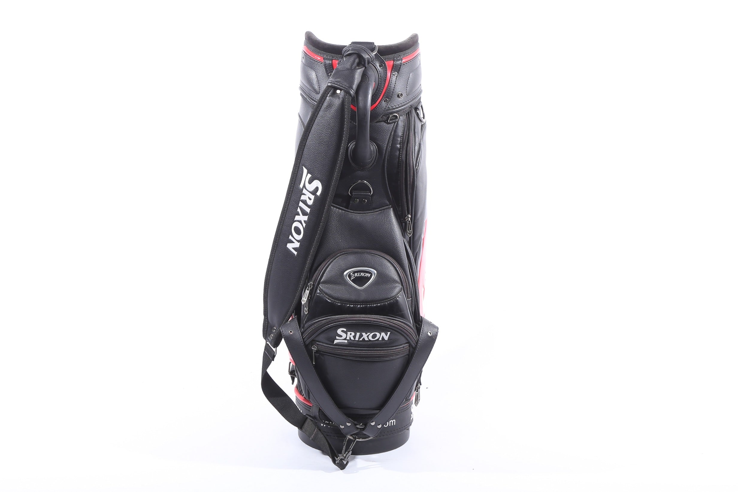 Srixon Staff Golf Bag with 6 Dividers & 8 Pockets - Lightweight Durable Stand Bag for Men & Women - Perfect for Golf Tournaments, Driving Range & Course Play