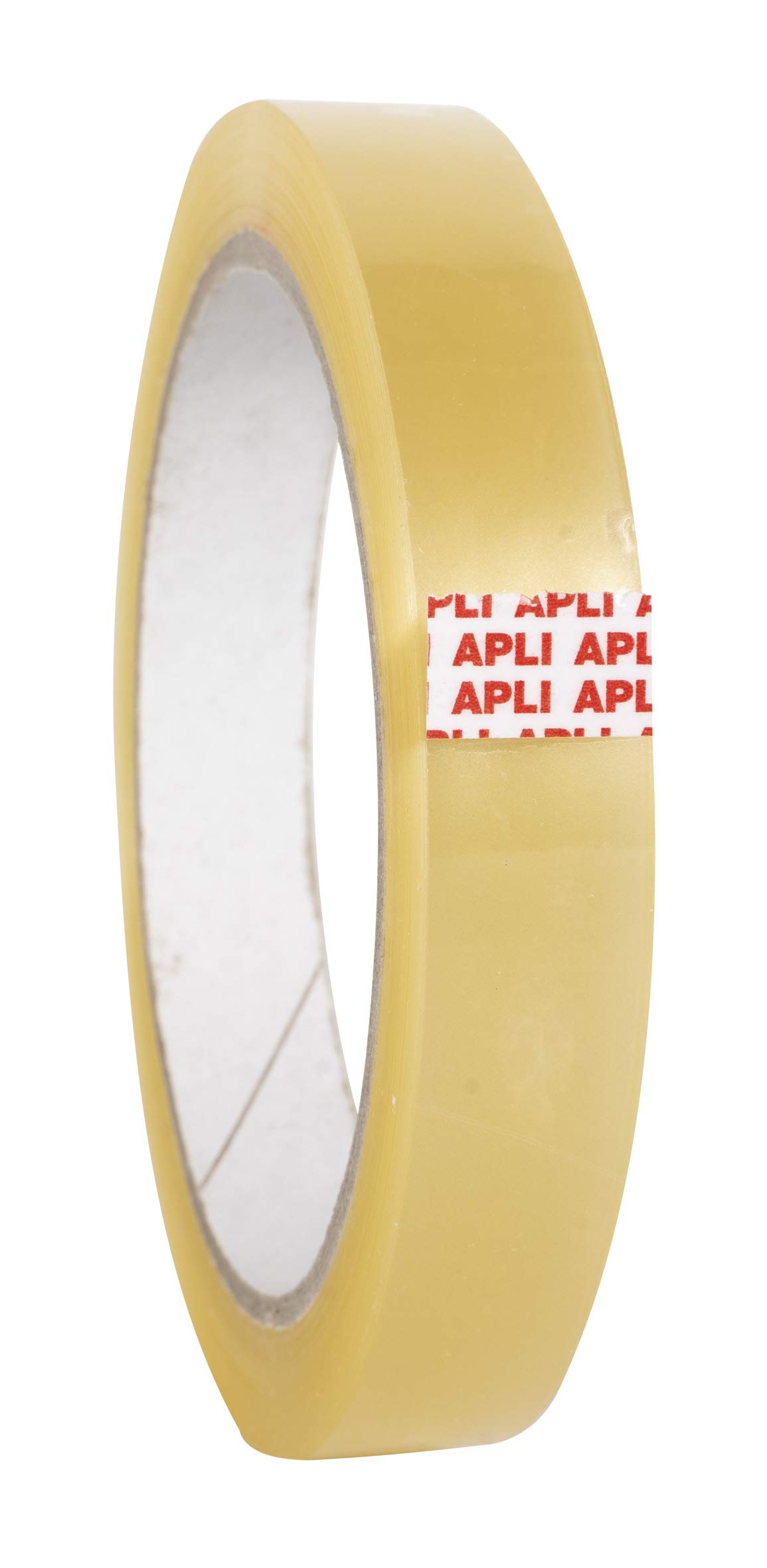 Clear Adhesive Tape 15mm x 66m - Strong Invisible Office Tape for Packing, Sealing & Crafting - Multipurpose Scotch Tape for Shipping, Gift Wrapping & Home Use