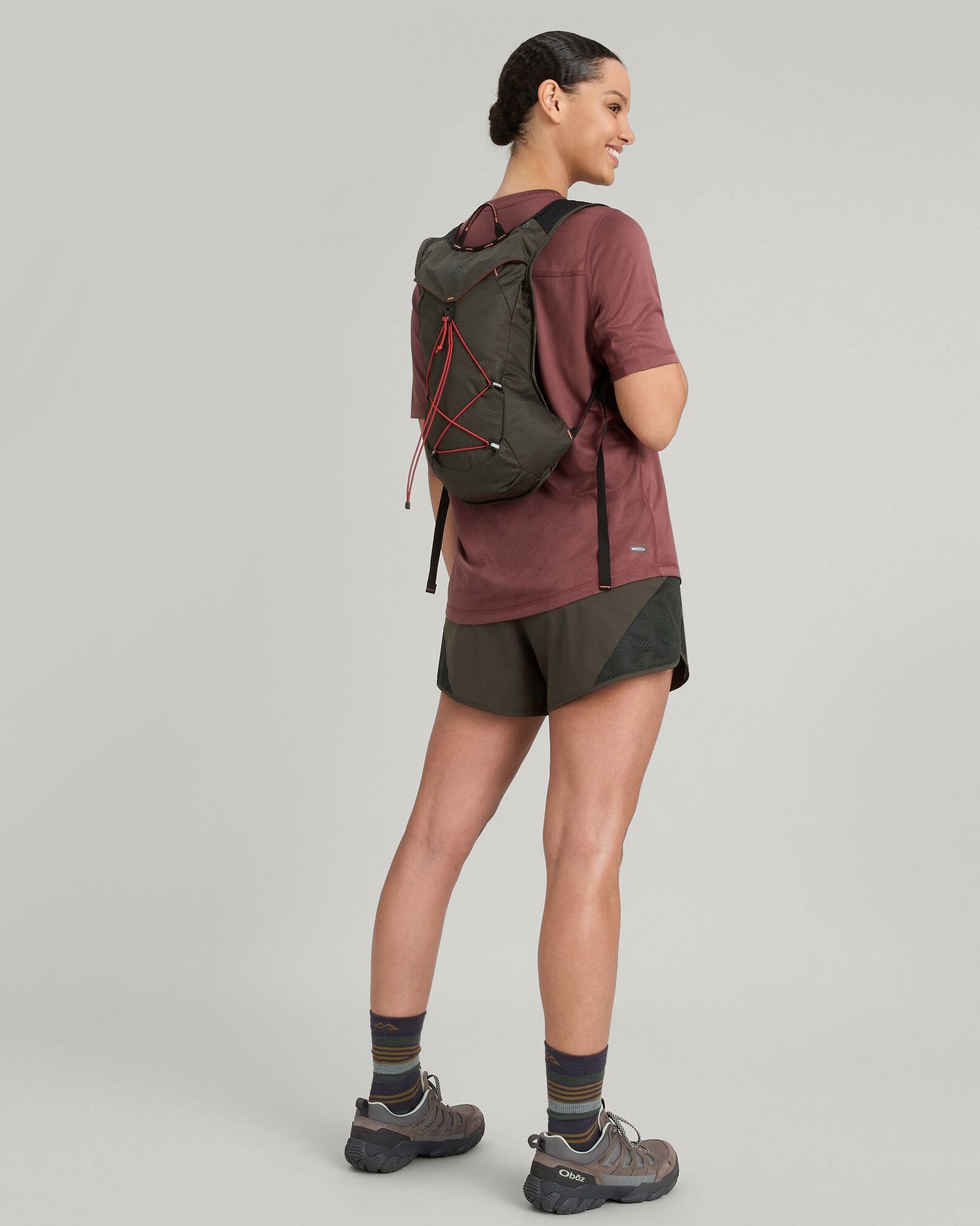 Veos 5L Trail Running Hydration Pack - Lightweight & Durable for Hiking, Marathon & Outdoor Adventures - Dark Moss Color
