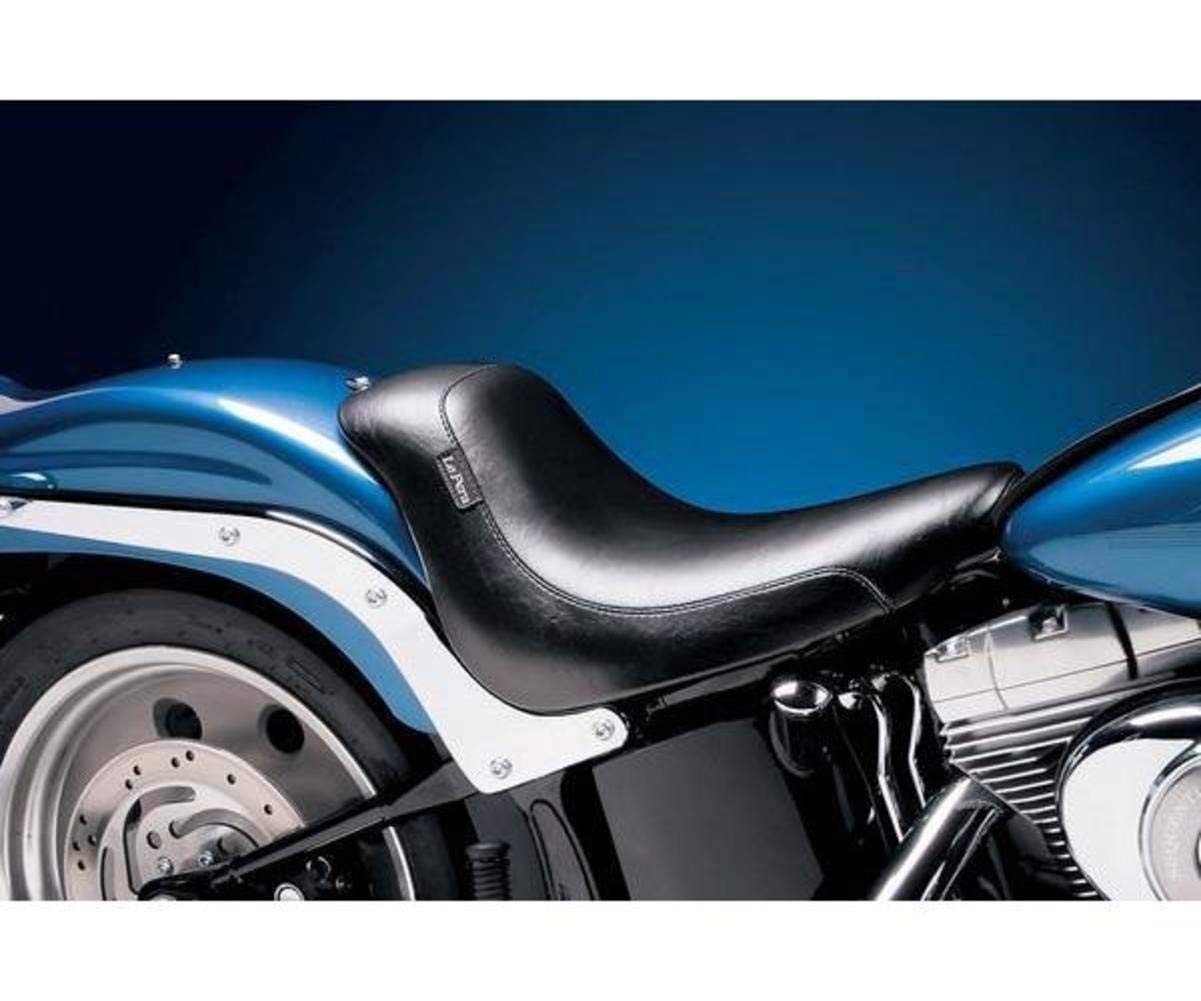 Le Pera Silhouette Solo Seat with Biker Gel LGK-850 - Premium Motorcycle Seat for Harley Davidson, Comfort Ride for Long Distance & Cruising - Perfect for Touring, Commuting & Road Trips