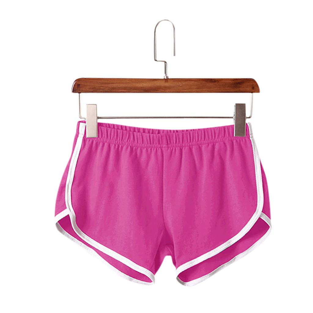 Men's & Women's Casual Summer Shorts - Elastic Waist Gym Workout Running Yoga Shorts - Breathable Lounge Pants for Fitness, Travel & Home Wear