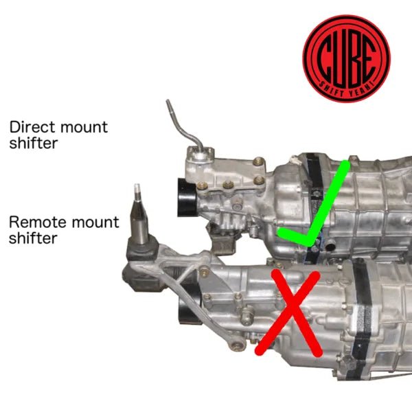 High-Performance CUBE Speed Short Shifter for Toyota W50 W55 W57 W58 & R154 Transmission - Perfect for Racing, Drifting, and Performance Upgrades