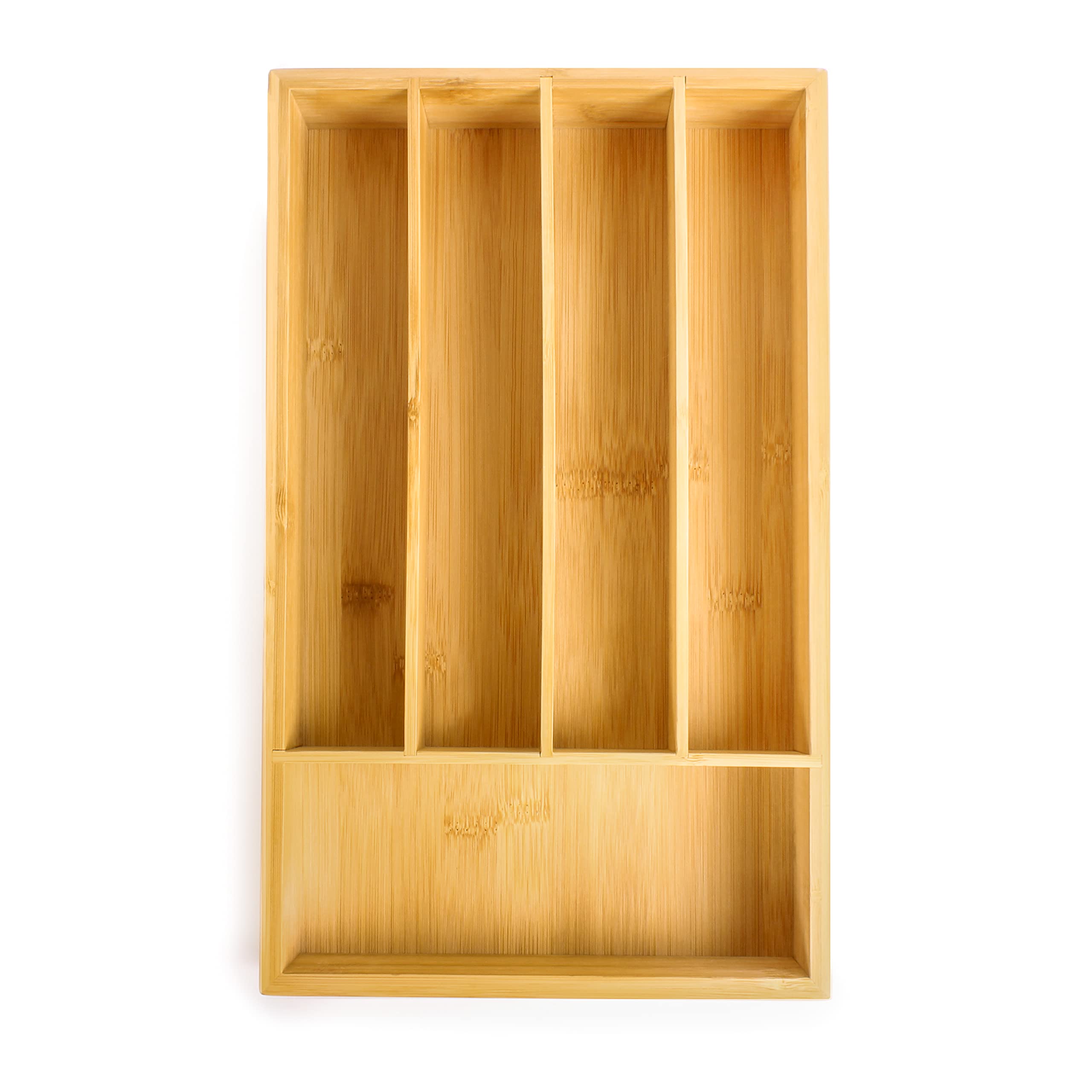 BergHOFF Bamboo Flatware Organizer 5-Slot, 13.5