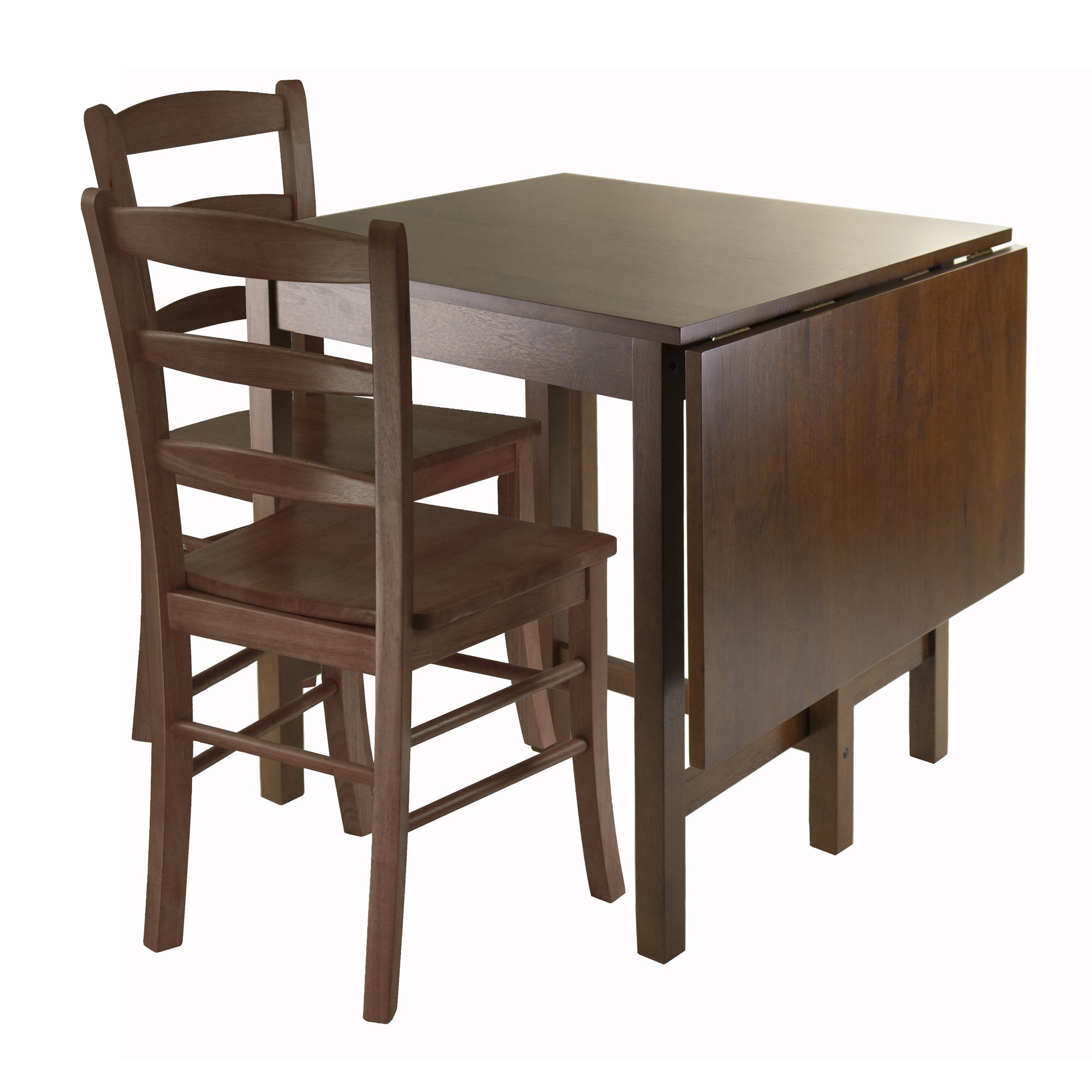 Winsome Lynden Walnut Dining Chairs Set of 2 - Modern Kitchen & Dining Room Furniture for Home Decor - Perfect for Small Spaces, Breakfast Nook, and Apartment Living