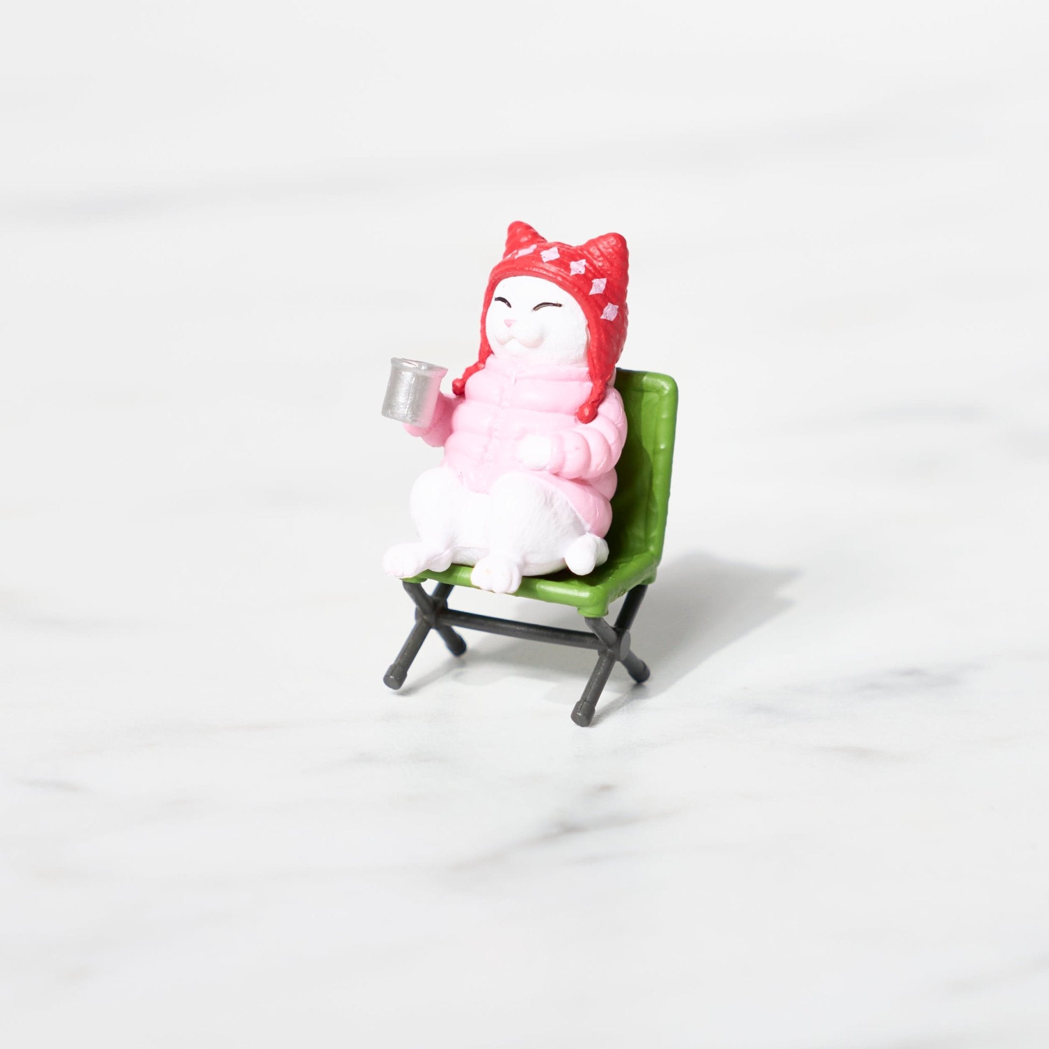 Cat's Holiday Campfire Edition Gacha Capsule Toy - Collectible Cute Cat Figures for Christmas Gifts & Party Favors | Perfect for Kids, Anime Fans & Christmas Tree Decorations