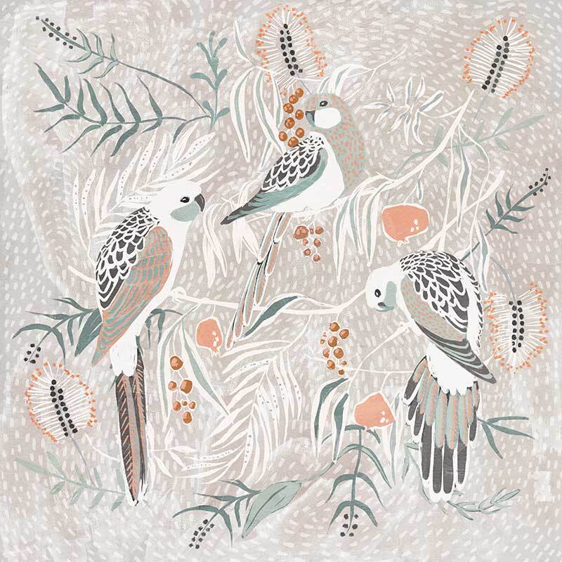 Feathered Serenade Canvas Art Print - Hand-Painted Bird & Nature Wall Decor for Living Room, Bedroom, Office | Perfect Gift for Home Decor & Nature Lovers