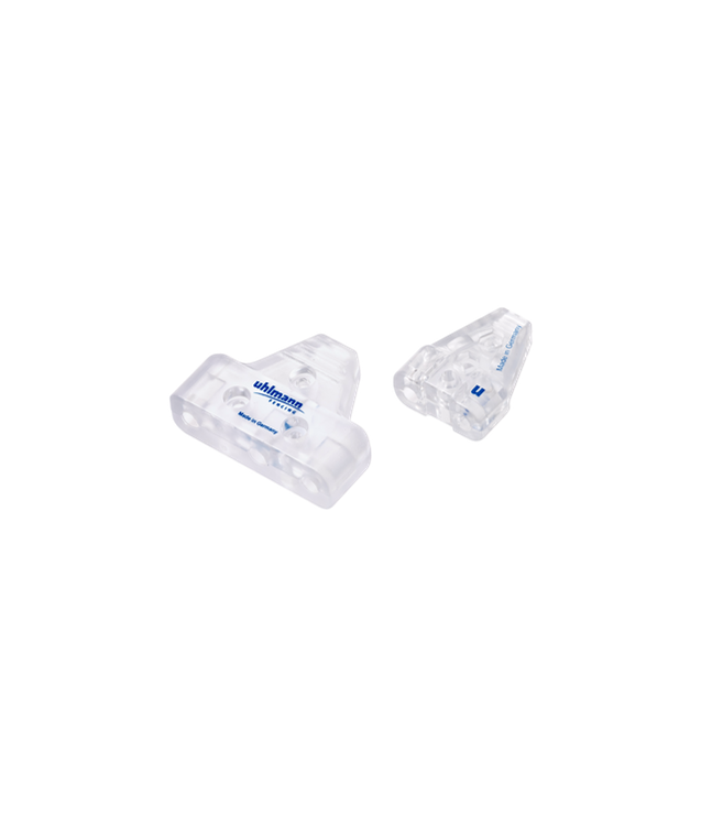 Uhlmann Transparent Plugs Kit for Foil and Sabre Body Wire - Fencing Equipment Replacement Parts for Tournament Use