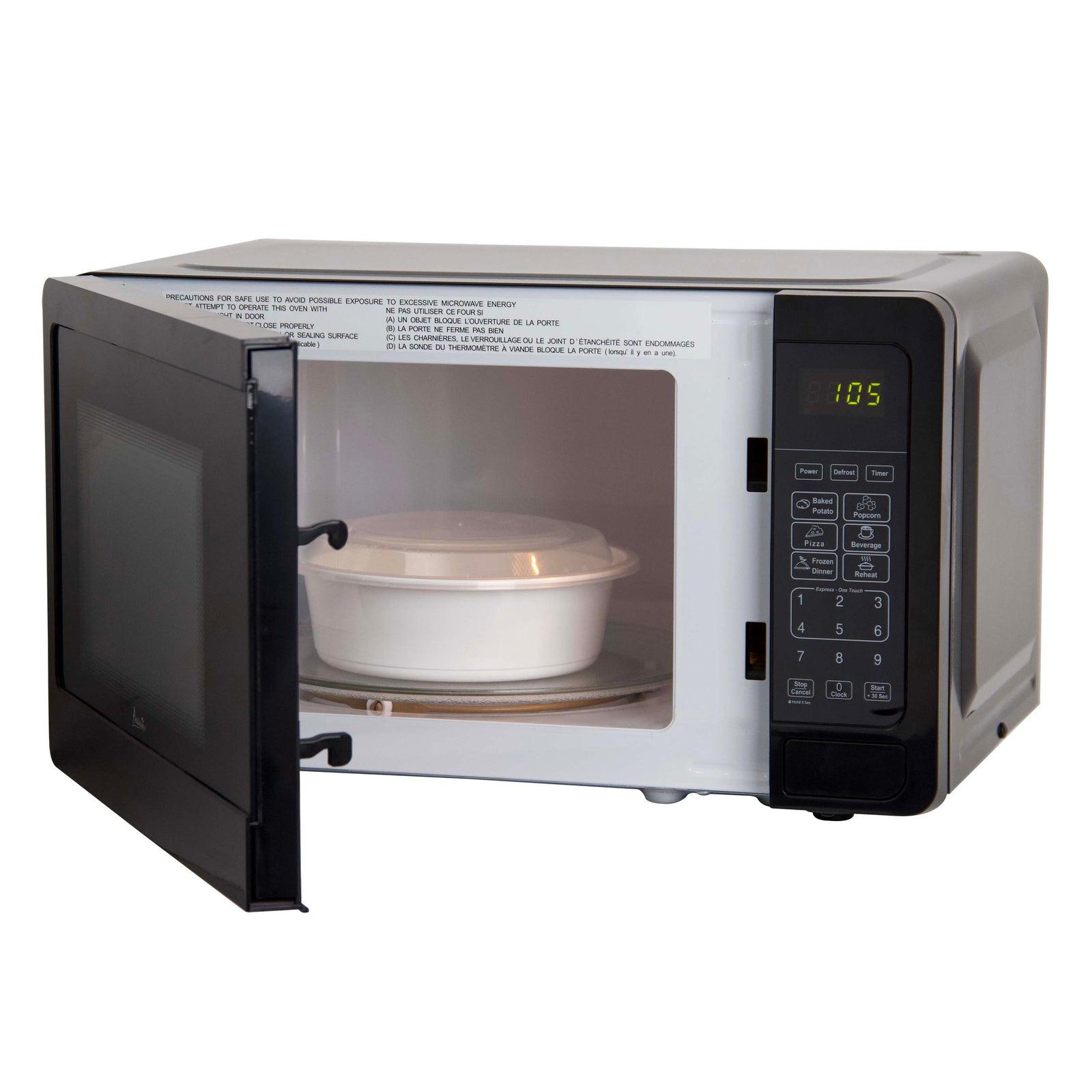 Avanti MT7V1B 0.7 Cu. Ft. Compact Countertop Microwave Oven - Perfect for Small Kitchens, Dorms & Office Break Rooms