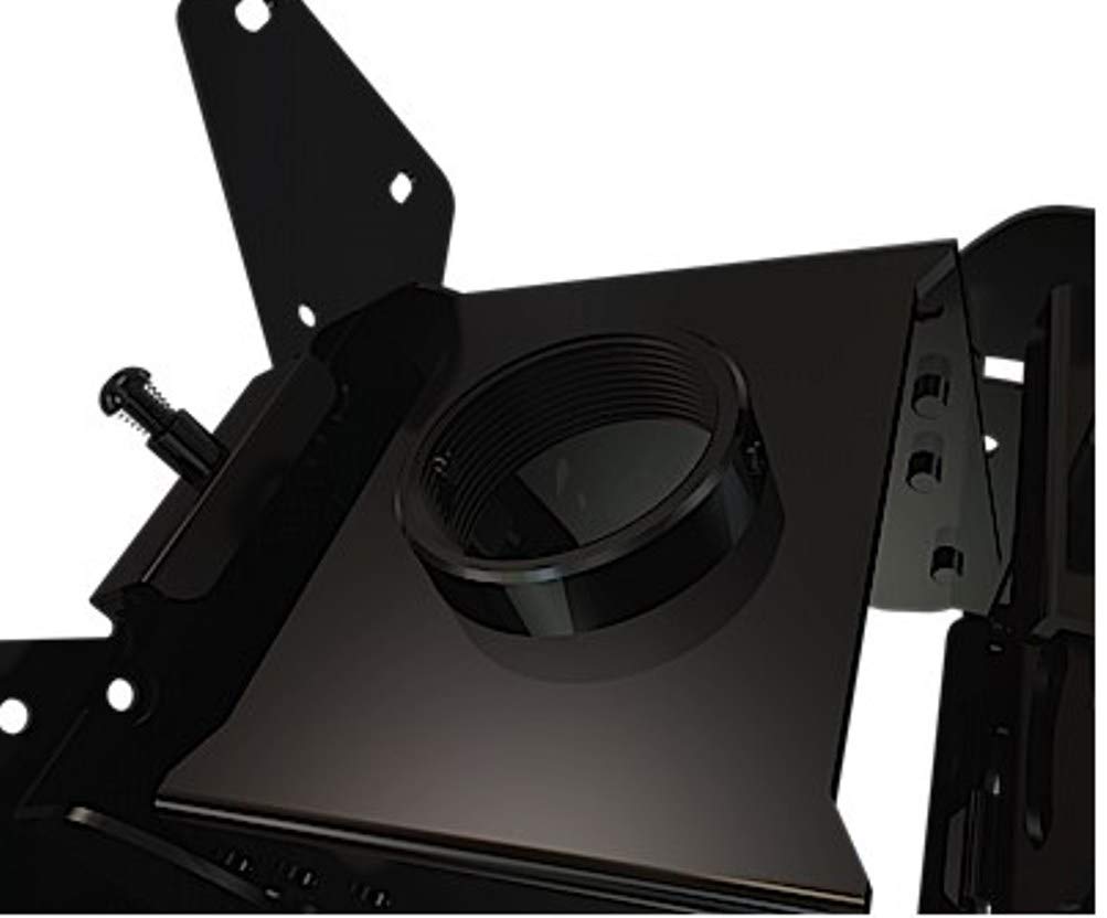 Dual Tilt Ceiling Mount for 13-37 Inch Screens - Adjustable TV Bracket for Flat Panel Displays - Perfect for Home Theater, Classroom, and Office Use