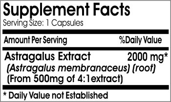 PureControl Supplements Astragalus Extract 2000mg - 100 Capsules of Premium Quality Herbal Supplement for Immune Support & Energy Boost | Natural Wellness for Daily Health, Fitness Recovery & Stress Relief