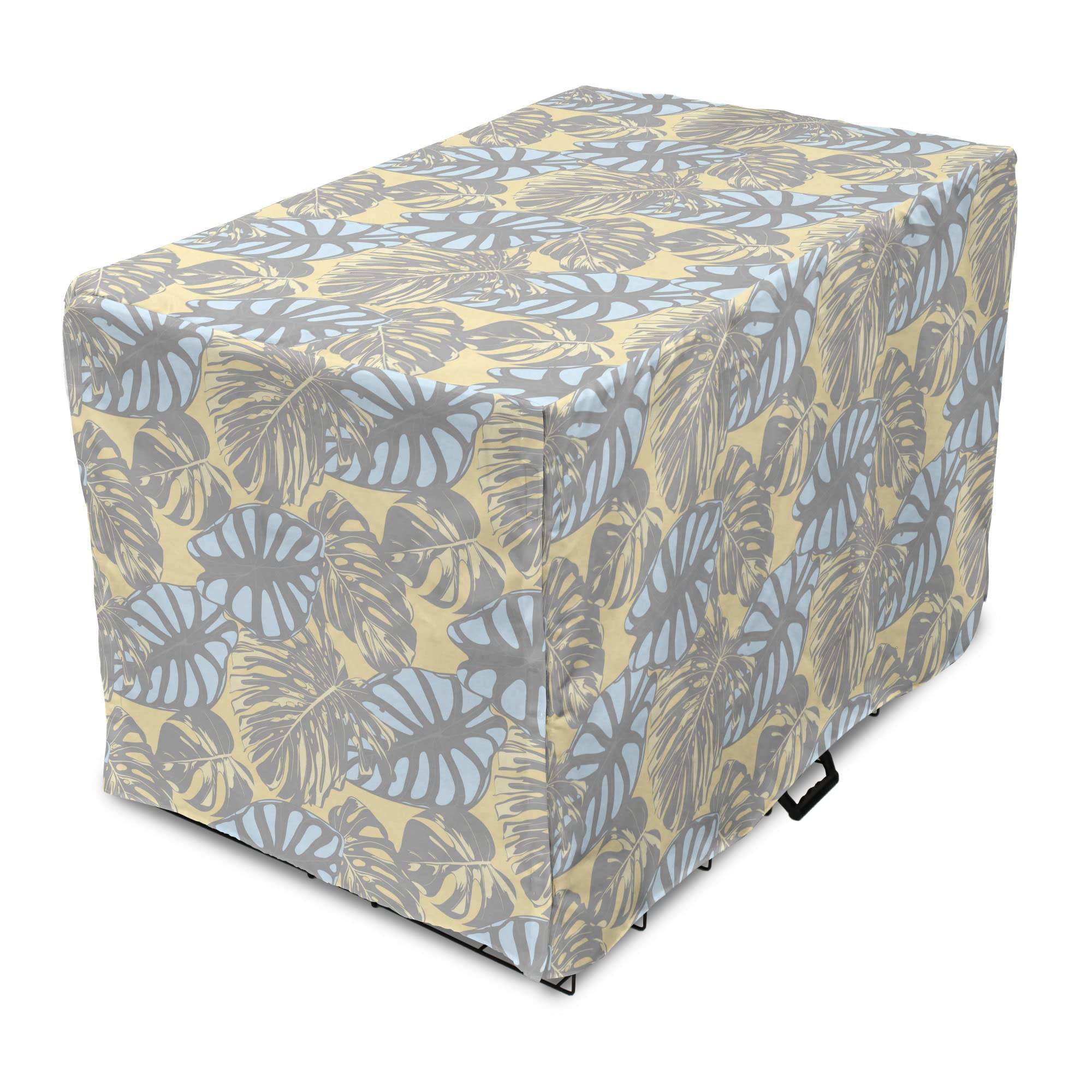 Lunarable Colorful Dog Crate Cover - Soft, Durable & Breathable Kennel Cover for Small to Large Dogs - Perfect for Home, Travel & Vet Visits
