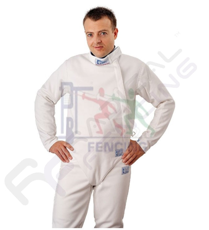 350N Elastic RF PBT Adult Fencing Jacket - Lightweight Protective Gear for Fencing Practice & Competition | Perfect for Foil, Epee & Saber Training