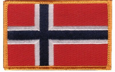Premium Norway Iron-on Embroidered Patch - Durable Applique for Jackets, Bags & Hats - Perfect for DIY Crafts & Fashion Customization