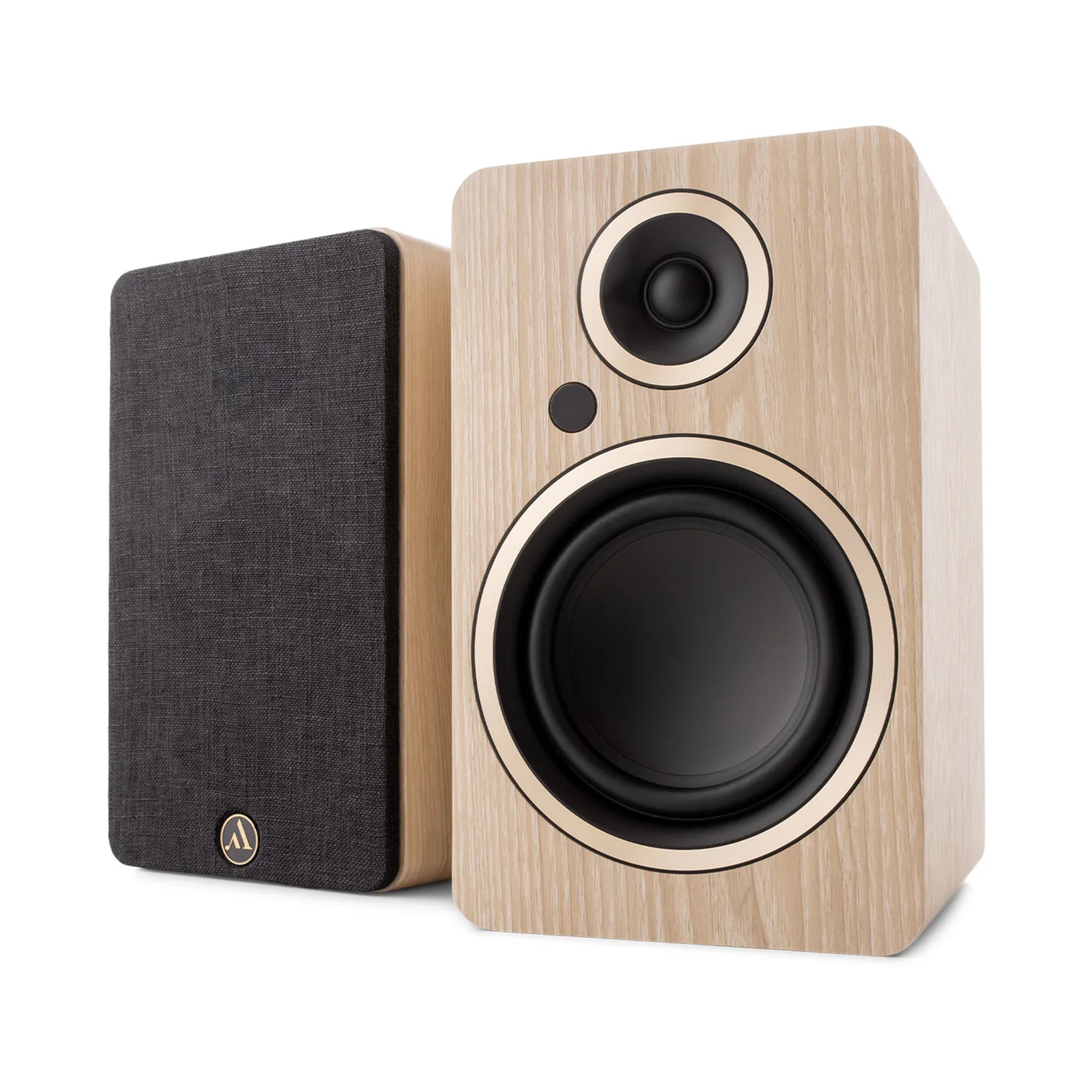 Argon FENRIS A5 Active Bookshelf Speakers - High-Quality Powered Studio Monitors for Home Audio, Gaming & Music Production | Compact Desktop Speakers for PC, Turntable & Home Theater Setup