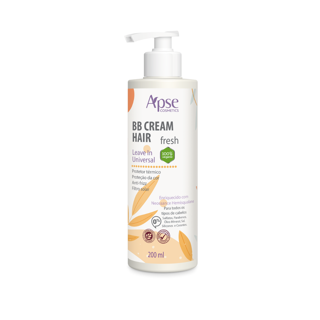 Apse Cosmetics BB Cream Hair Fresh 6.76 fl oz - Conditioning Hair Treatment for Smooth & Shiny Hair | Perfect for Daily Styling & Damaged Hair Repair
