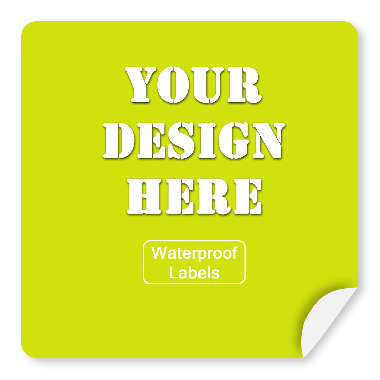 Custom Business Logo Stickers - Personalized Stickers with Any Design, Image, or Text - 200PCS Waterproof Vinyl Labels for Branding, Events, Packaging & Gifts - Perfect for Weddings, Birthdays, Thank You Cards & Product Labeling