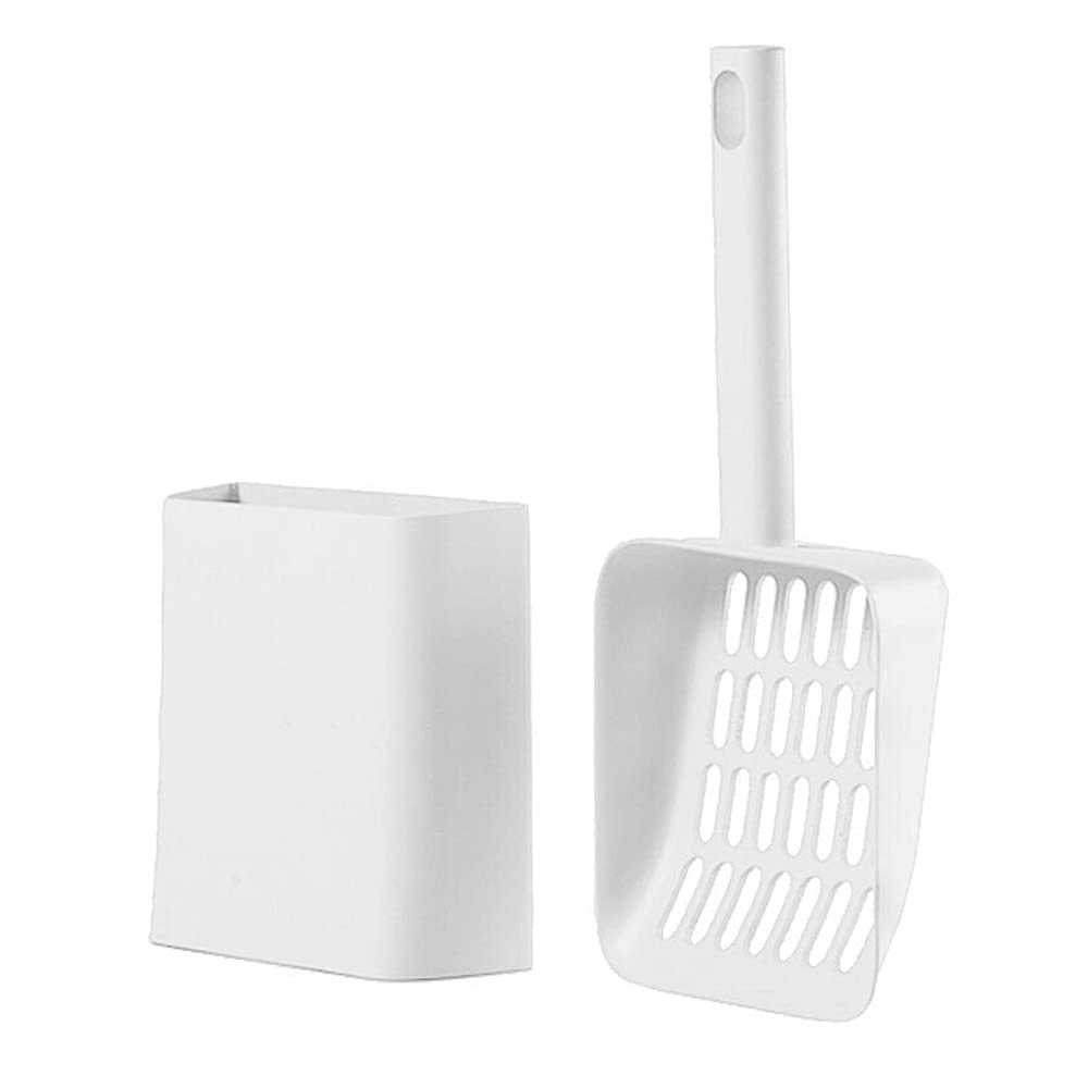 Durable Hollow Cat Litter Scoop Set - Portable Litter Shovel for Easy Cleaning | Perfect for Kittens & Cats | Essential Pet Cleaning Supplies for Home & Travel