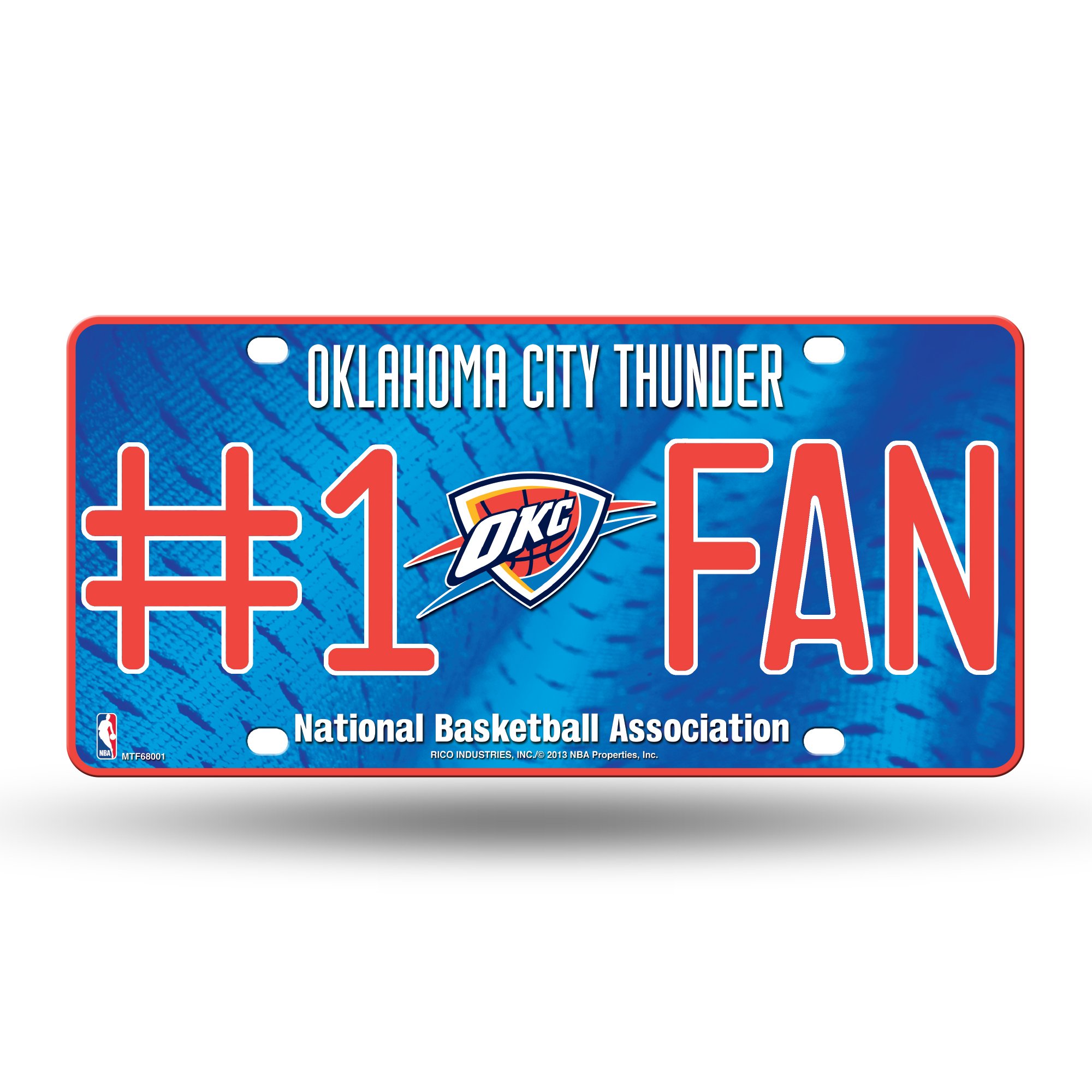 NBA #1 Fan Metal License Plate Tag - Show Your Team Spirit on Your Car or Wall | Perfect for Basketball Enthusiasts & Sports Decor