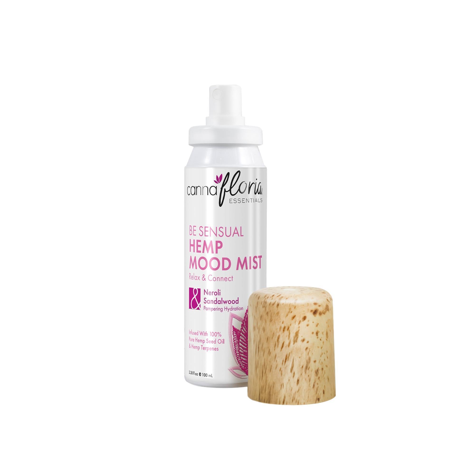 Cannafloria Hemp Mood Mist - Natural Stress Relief & Relaxation Aromatherapy Spray | Perfect for Yoga, Meditation & Sleep Aid