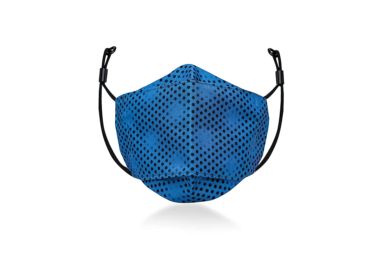 SQUICKLE 3D Printed Cotton Face Mask - Adjustable Ear Loops & Free Ear Saver Strap - Washable, Reusable & Breathable Protection for Men & Women (Pack of 6) - Perfect for Daily Use, Travel, Work & Outdoor Activities