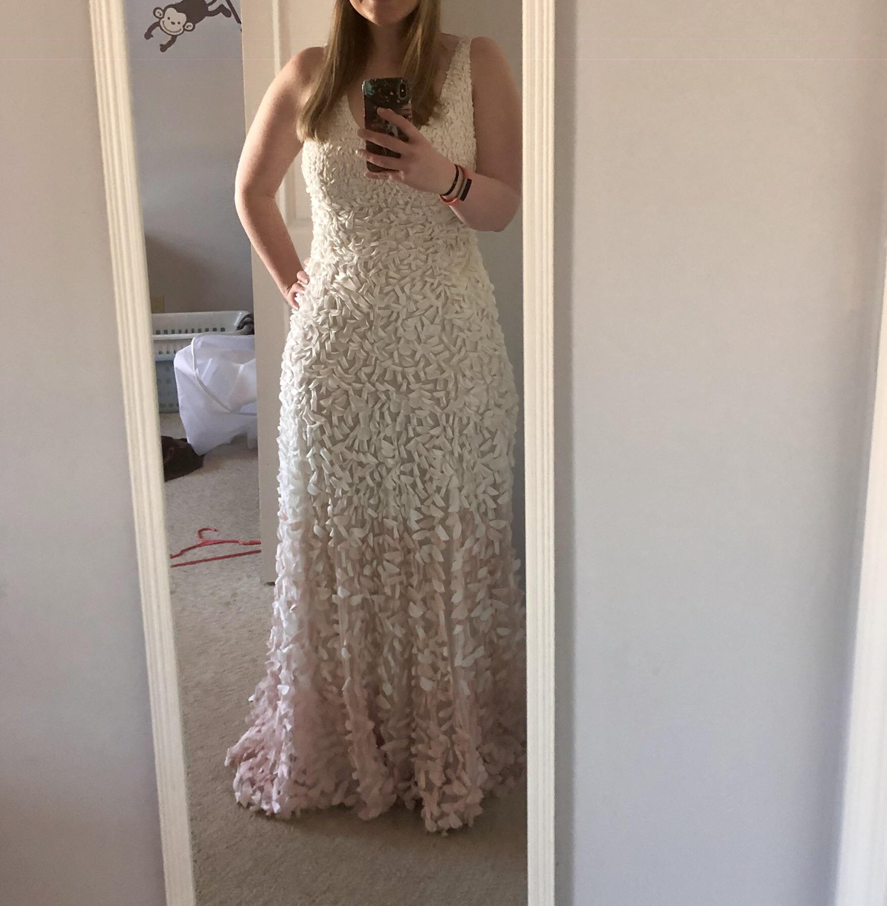 BHLDN Theia Emma Gown - Elegant Lace Wedding Dress with Long Sleeves for Brides | Perfect for Church Ceremonies & Formal Weddings