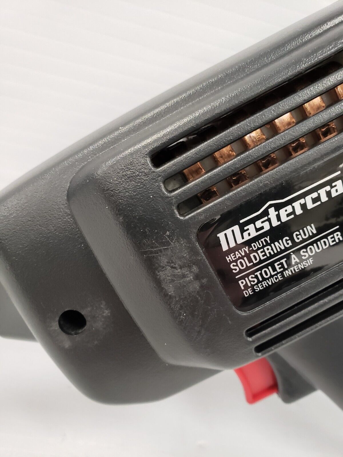 Mastercraft 058-6362 6 Solder Gun - 100W Heavy Duty Soldering Iron Tool for Electronics Repair, DIY Projects, and Home Improvement - Perfect for Wiring, Circuit Boards, and Metal Joining